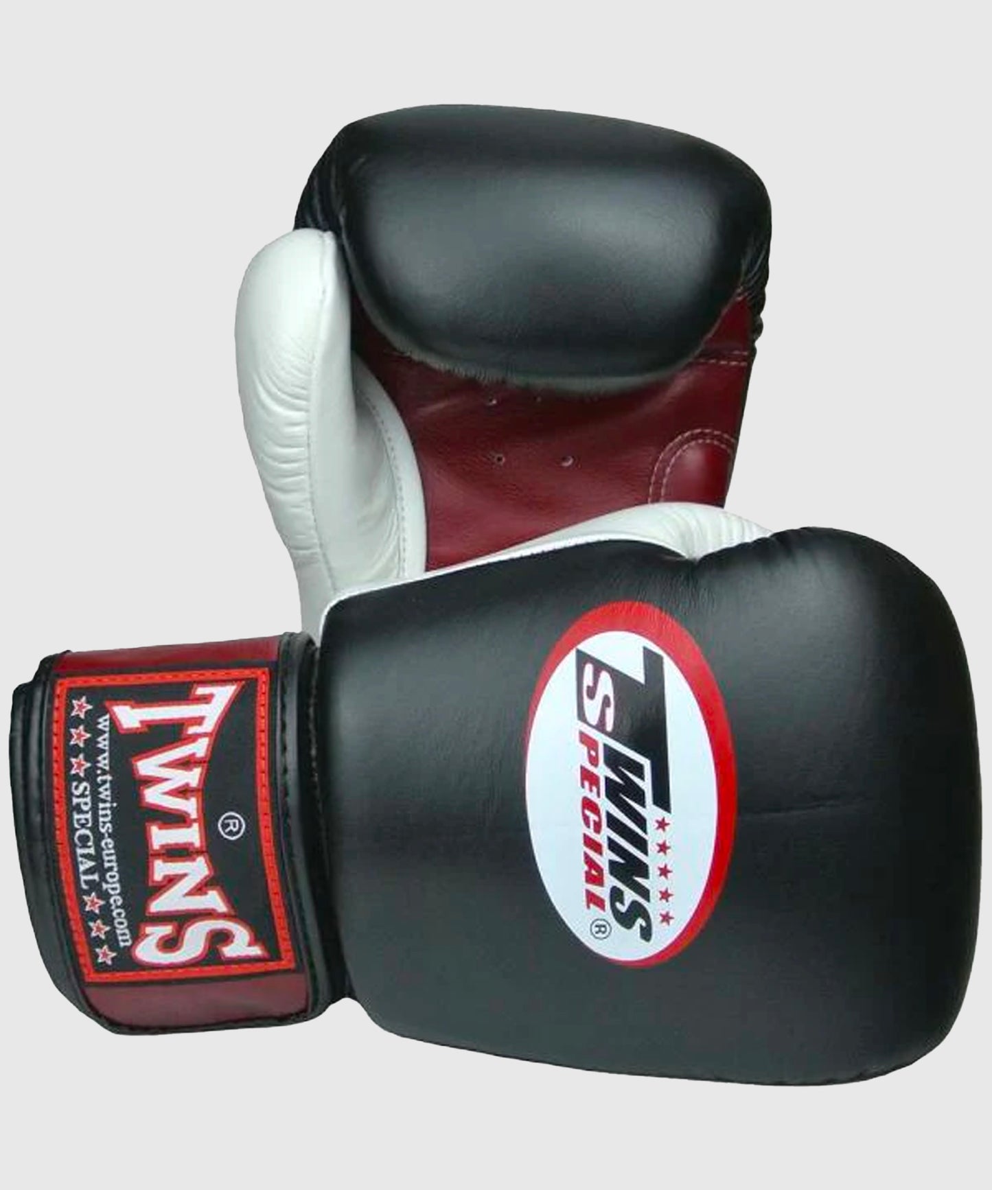 Twins BGVL4 Boxhandschuhe - Schwarz/Bordeaux/Weiß