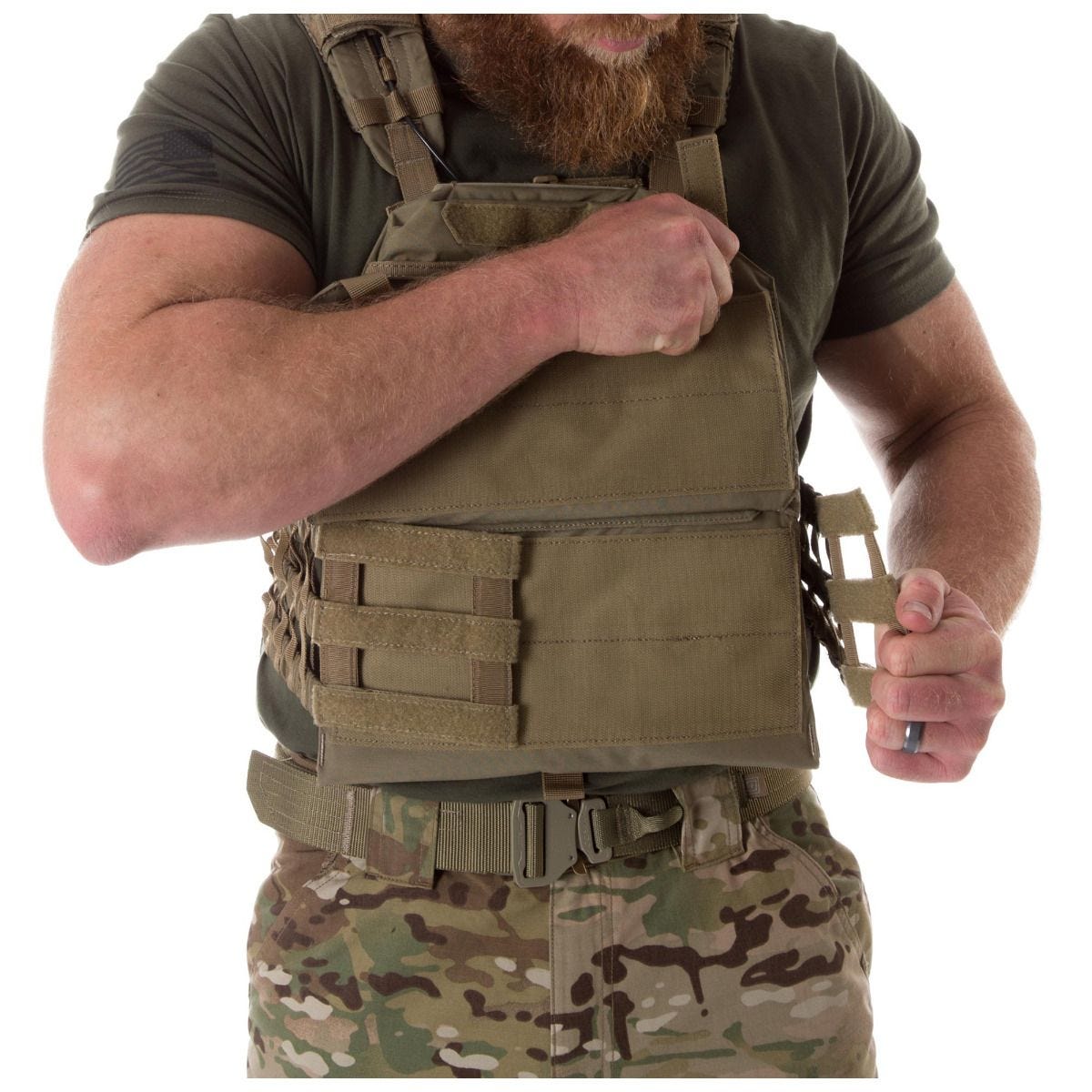 5.11 Tactical TacTec Gewichtsweste mit Plattenträger – Beige