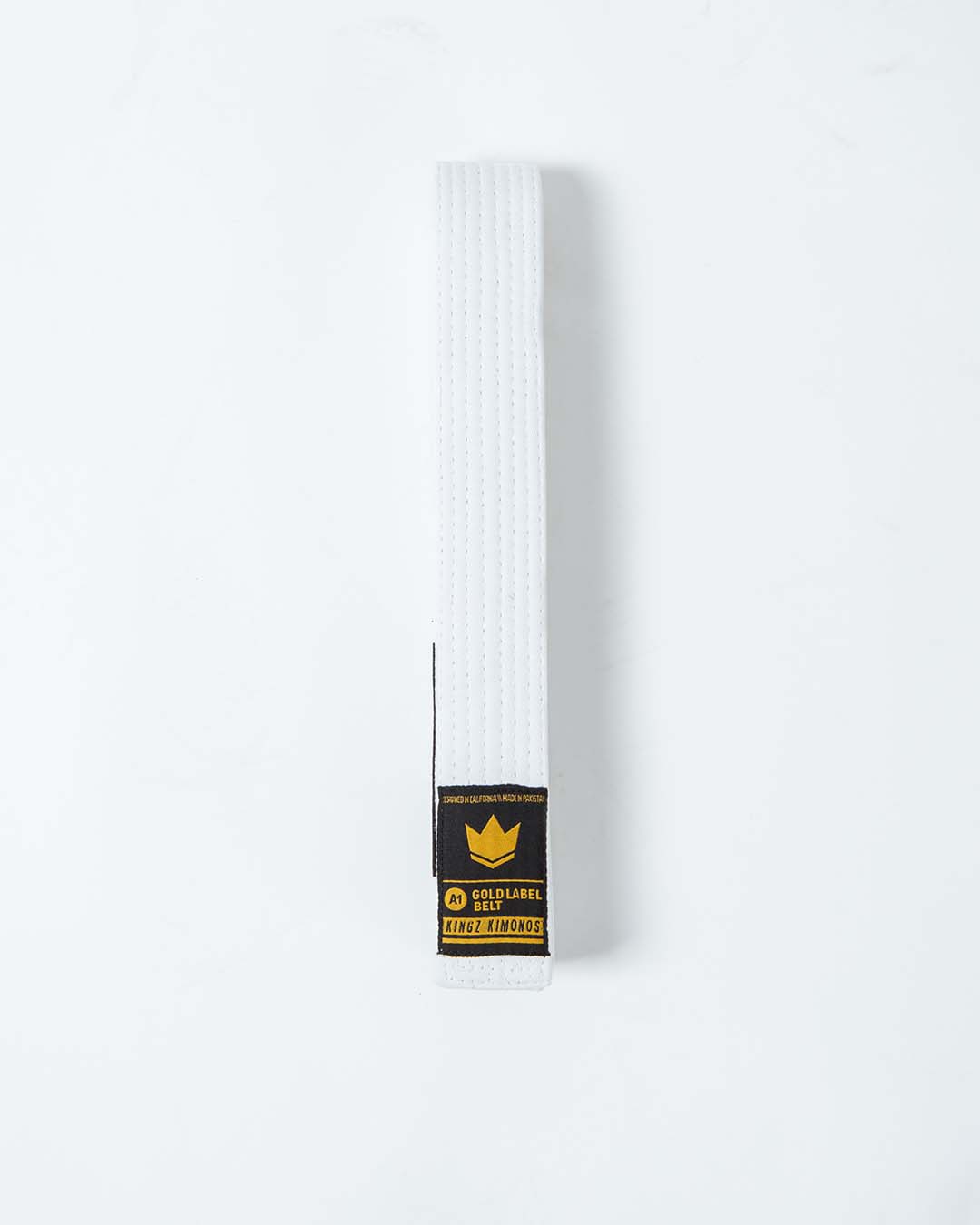 Kingz Gold Label V2 BJJ-Gürtel - Weiß
