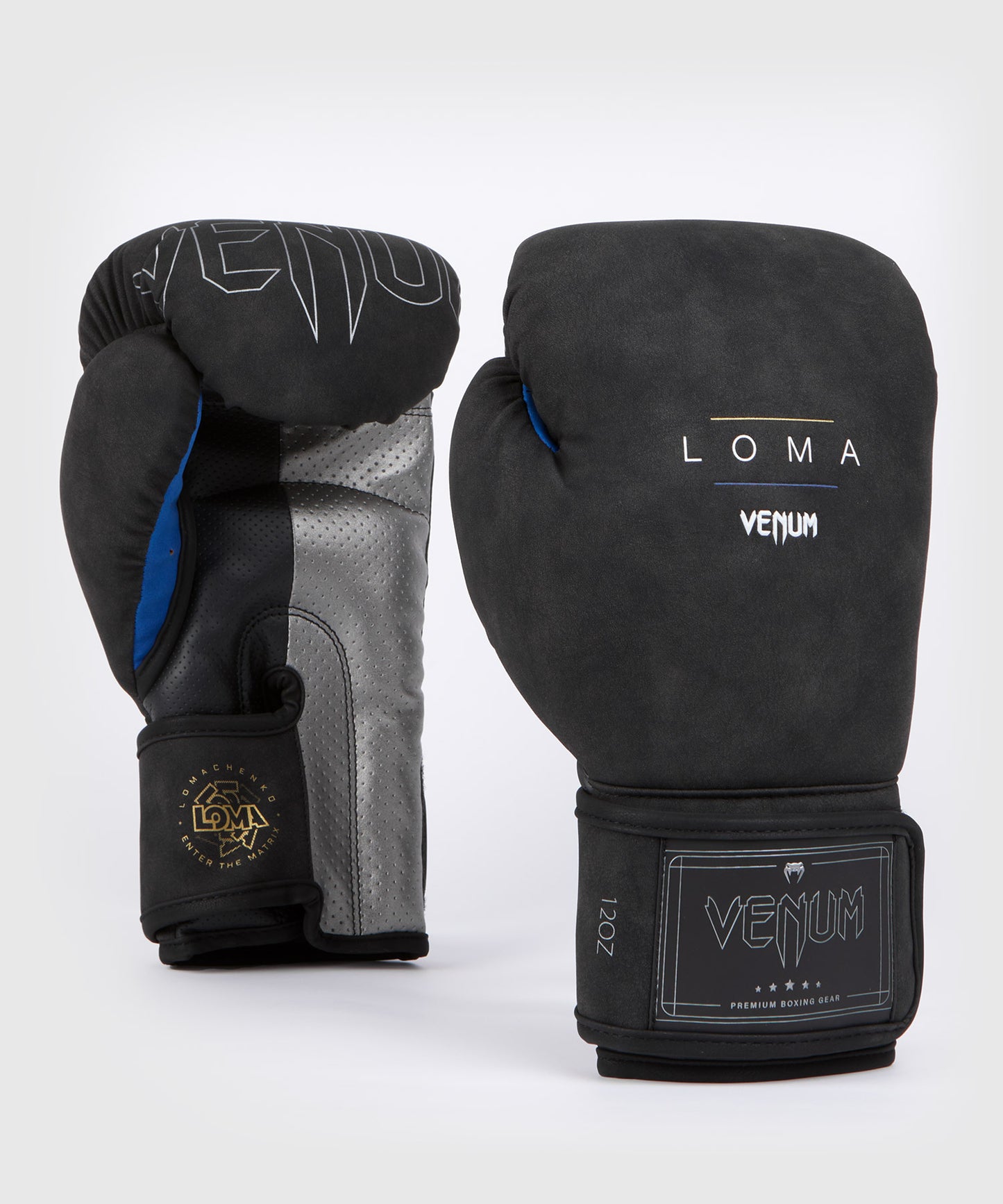 Venum Loma Classic Boxhandschuhe - Schwarz/Blau