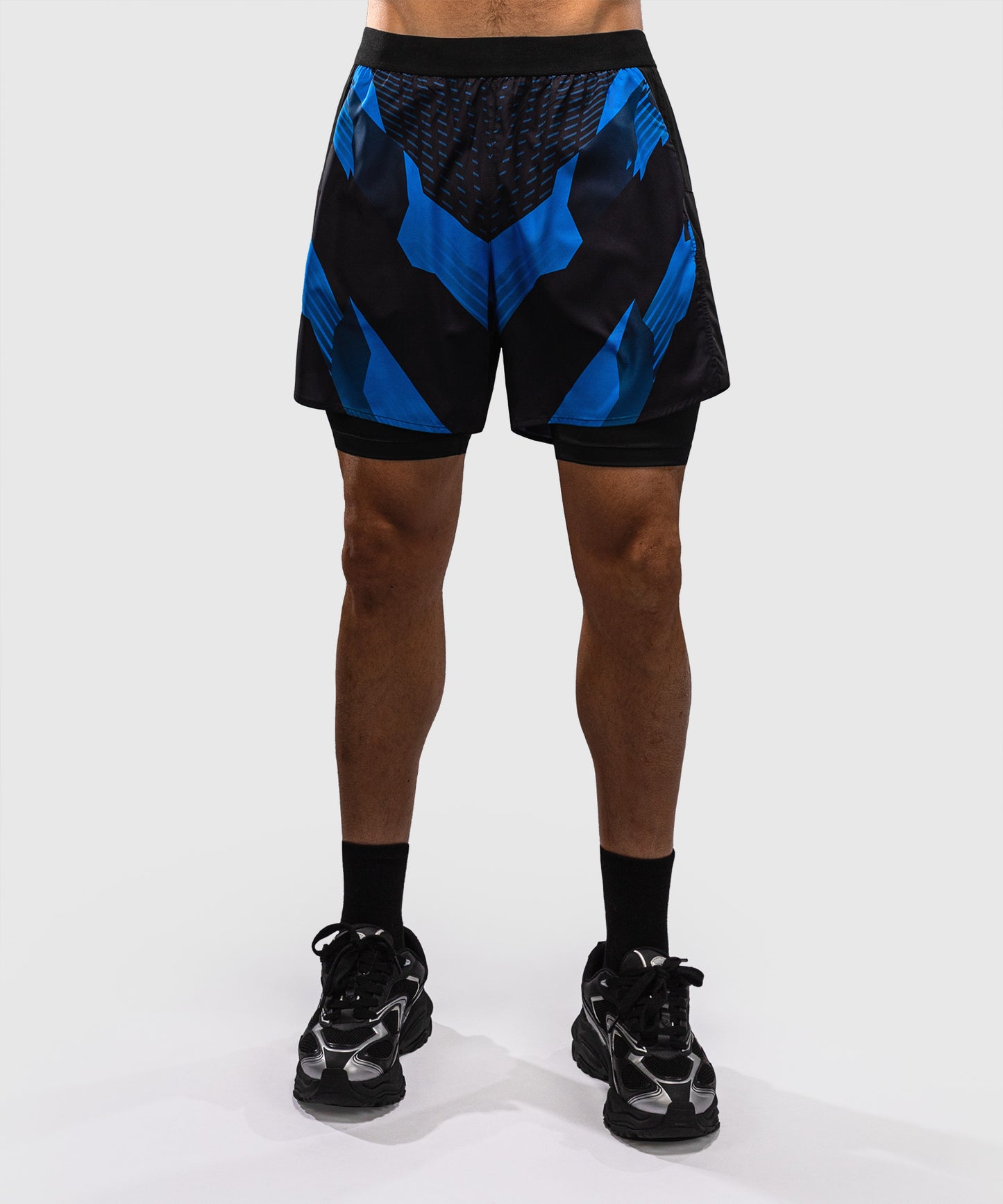 Venum No-Gi 6.0 Pantalón Corto de Entrenamiento - Negro/Azul
