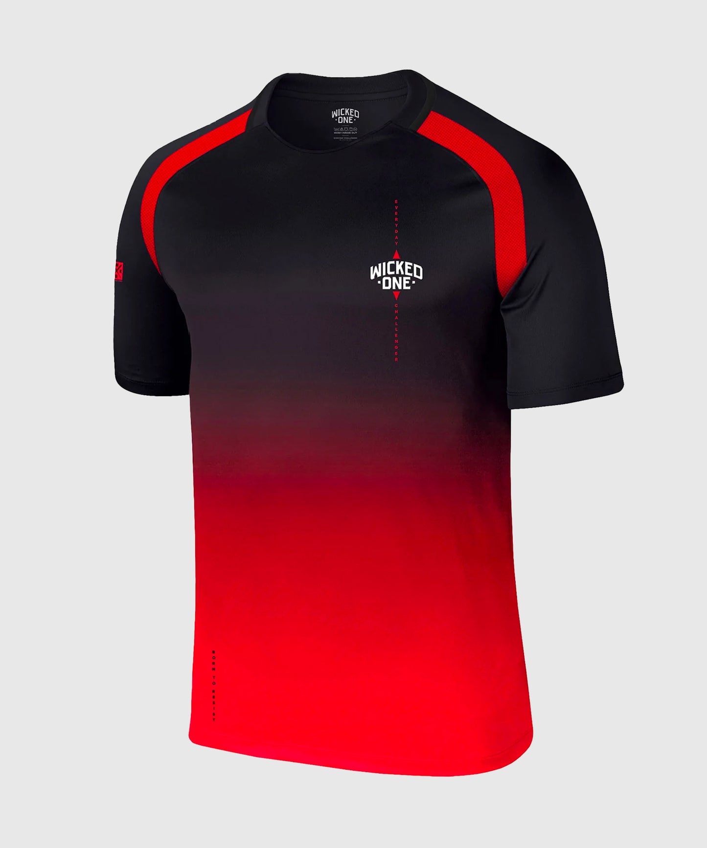 Wicked One Entrainement Ghost T-Shirt - Schwarz/Rot