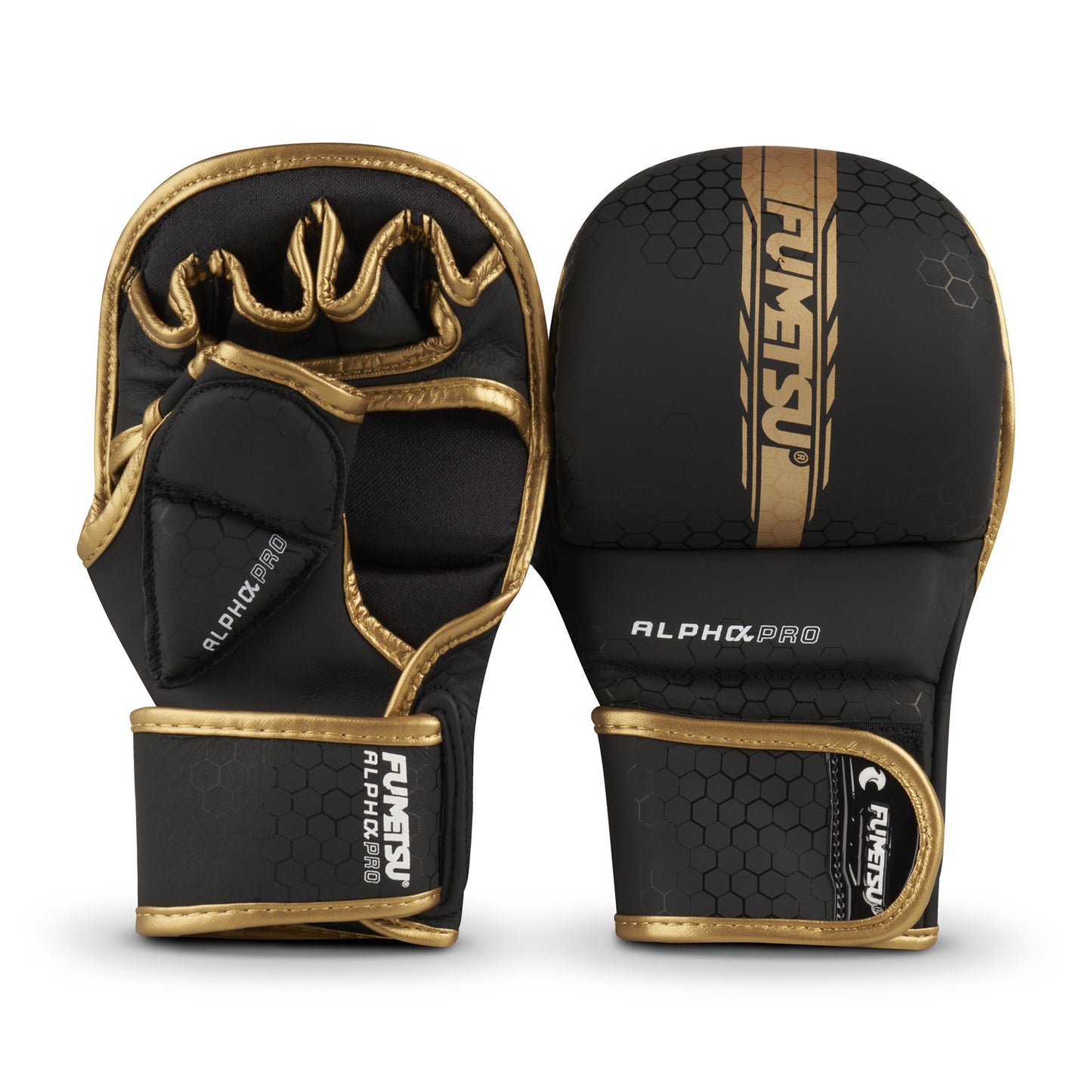 Fumetsu Alpha Pro MMA-Sparring-Handschuhe - Schwarz/Gold