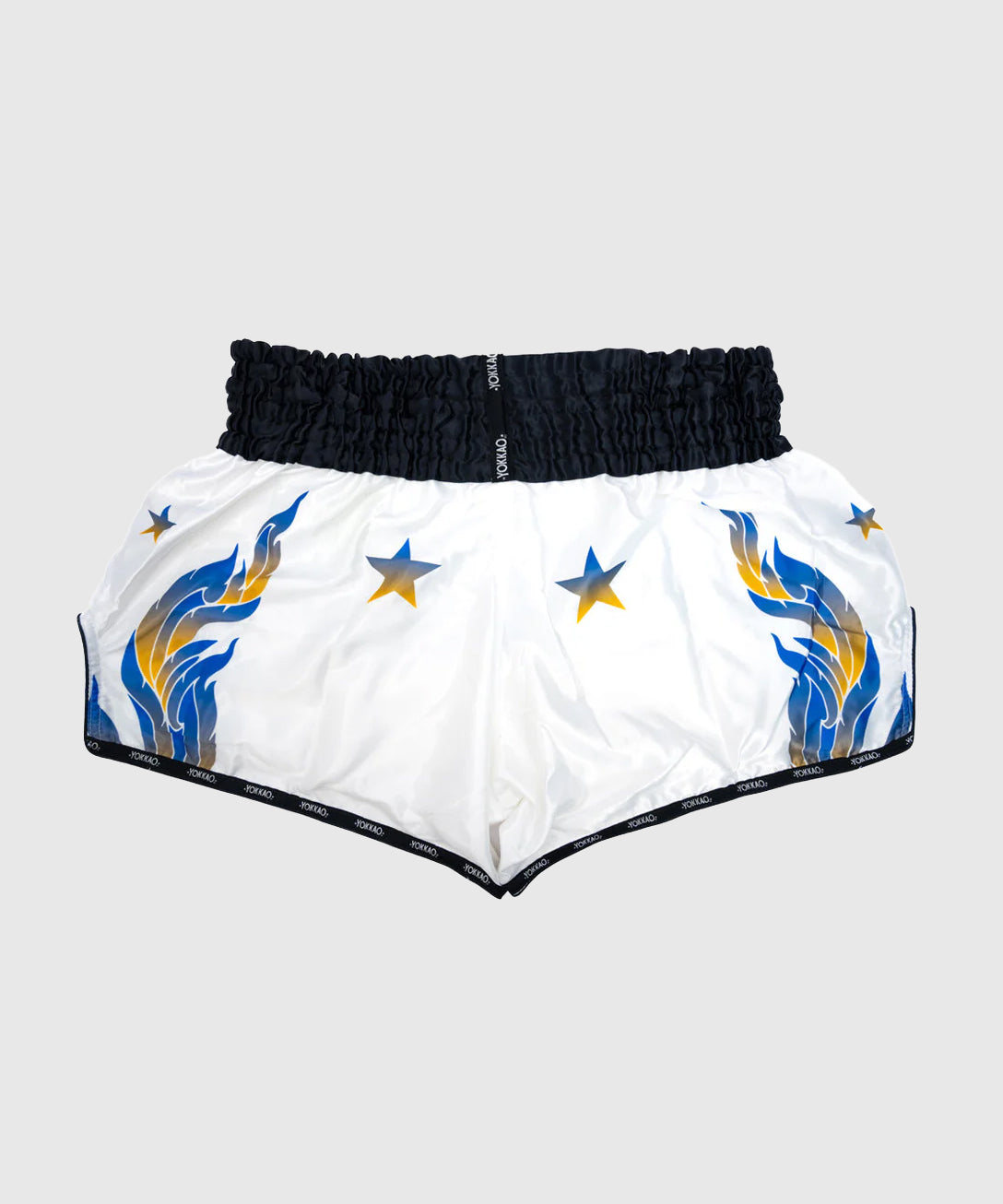 Yokkao The Flame Pantaloncini da Muay Thai - Bianco