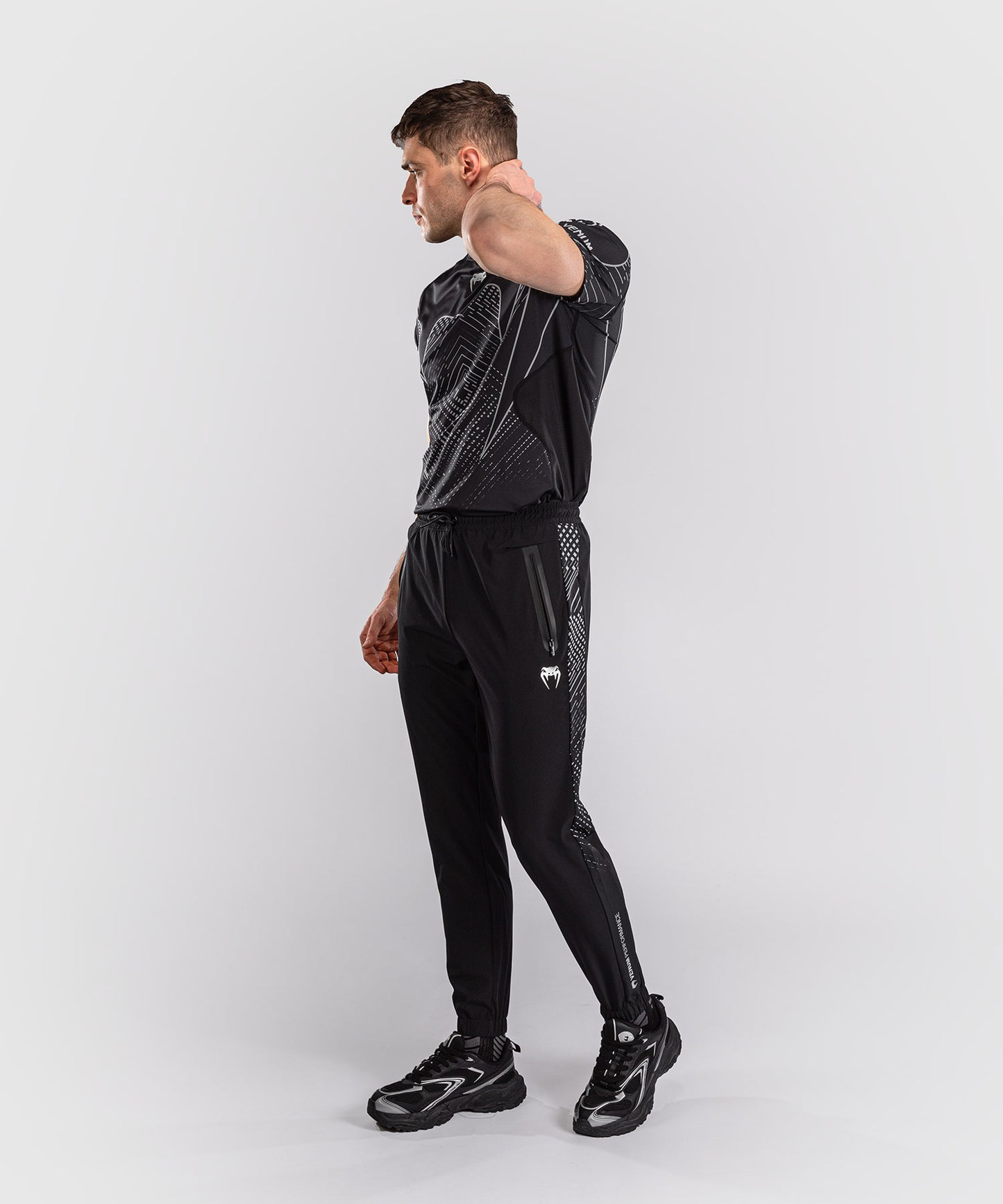 Pantalon de Jogging Venum Midnight Fury – Noir/Gris/Argent