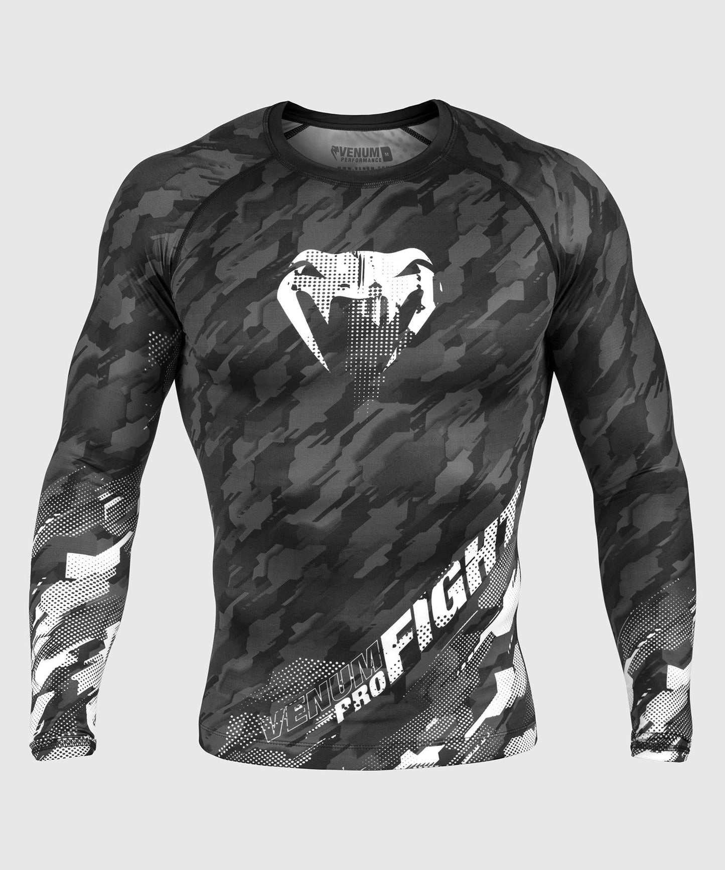 Rashguard Venum Tecmo - Long Sleeve - Grey