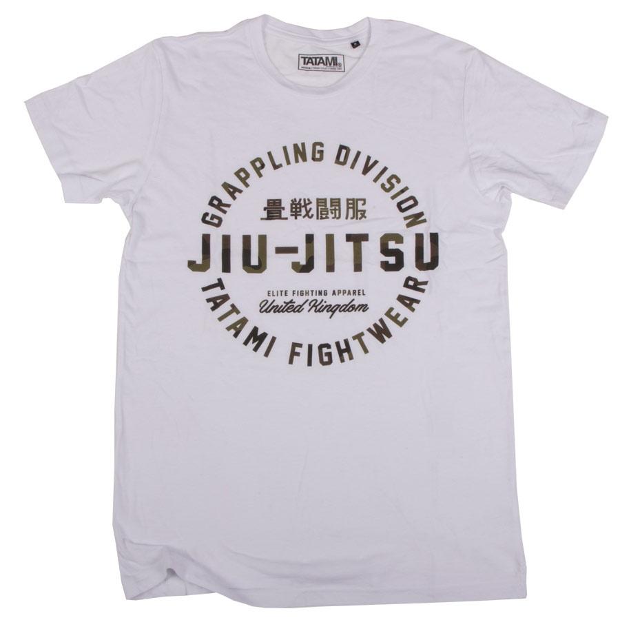 Tatami Official Jiu-Jitsu Camo T-Shirt - Weiß