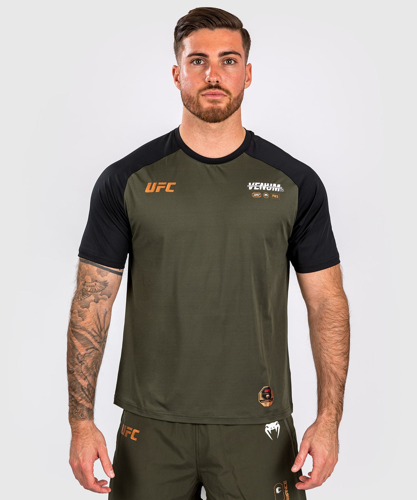 UFC Adrenaline by Venum Fight Week Camiseta Dry-tech para Hombre - Caqui/Bronce