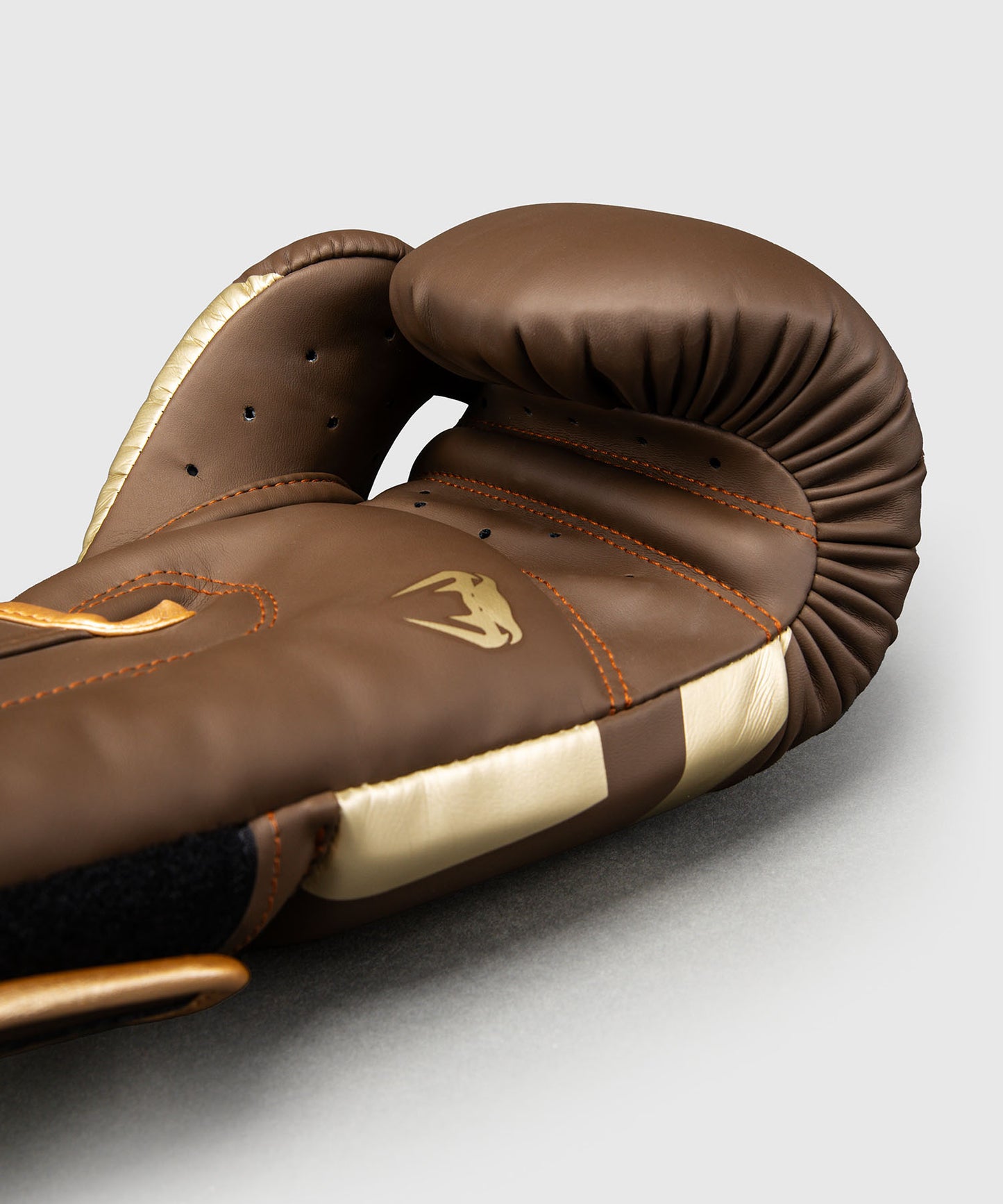 Gants de boxe Venum Elite - Marron foncé