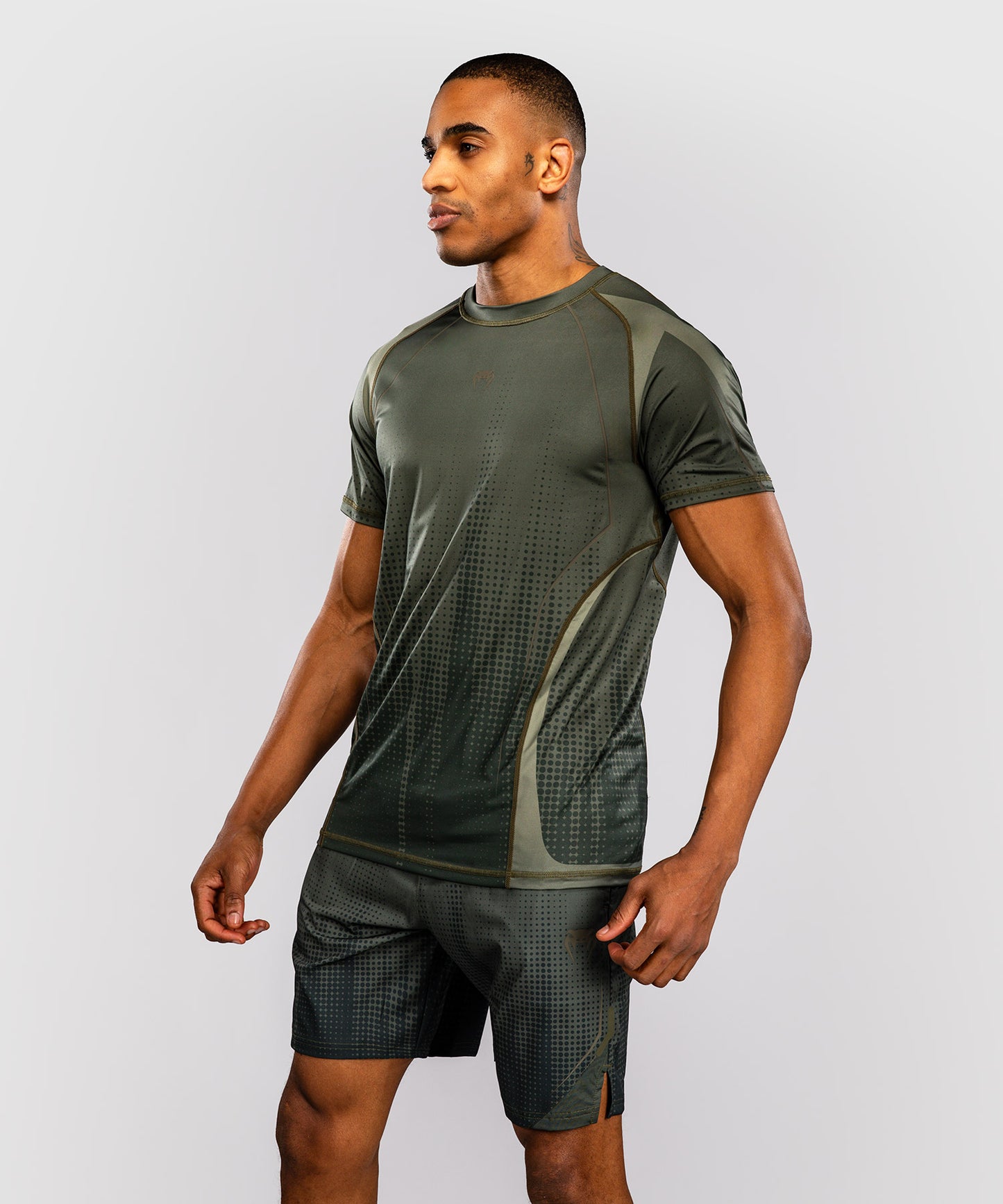 T-shirt Dry Tech Venum Stealth – Kaki/Vert Foncé
