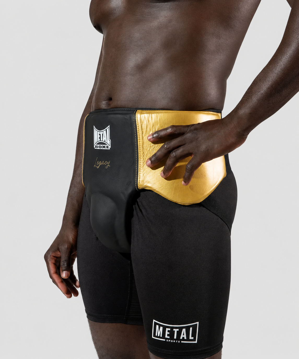 Metal Boxe Legacy Coquilla Profesional - Negro/Oro