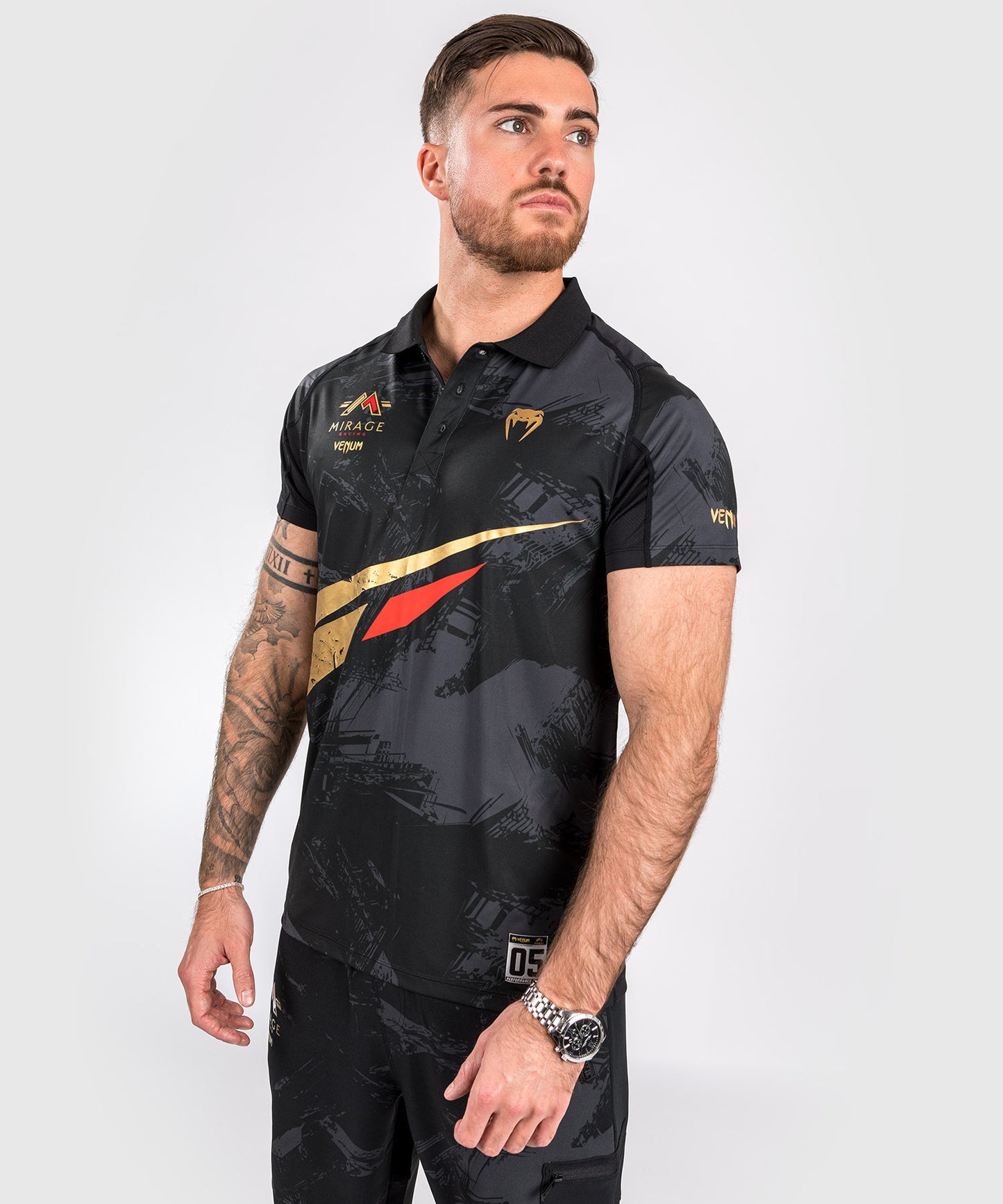 Venum x Mirage Polo - Negro/Oro