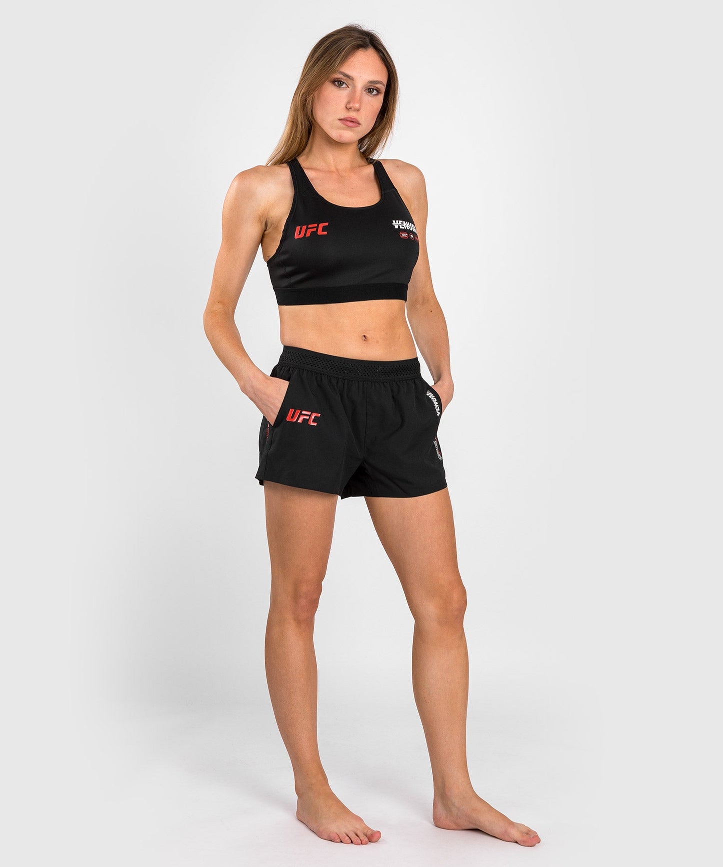 Women's UFC Adrenaline by Venum Fight Week Performance Short - Black