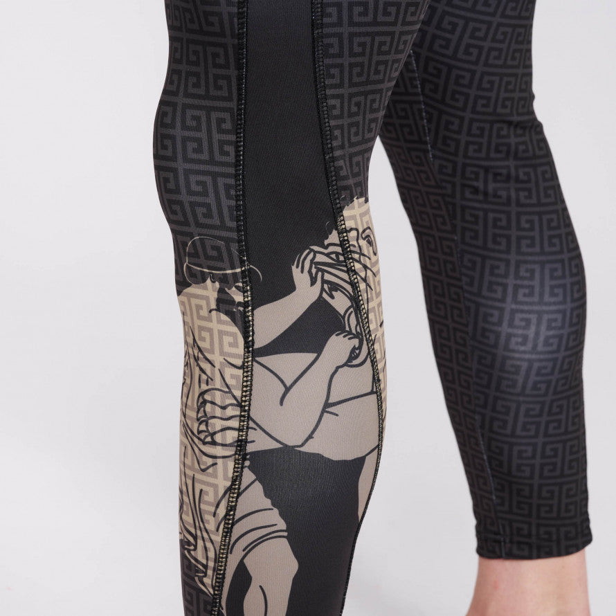 Leone Eracle Kompressionshose - Schwarz/Grau
