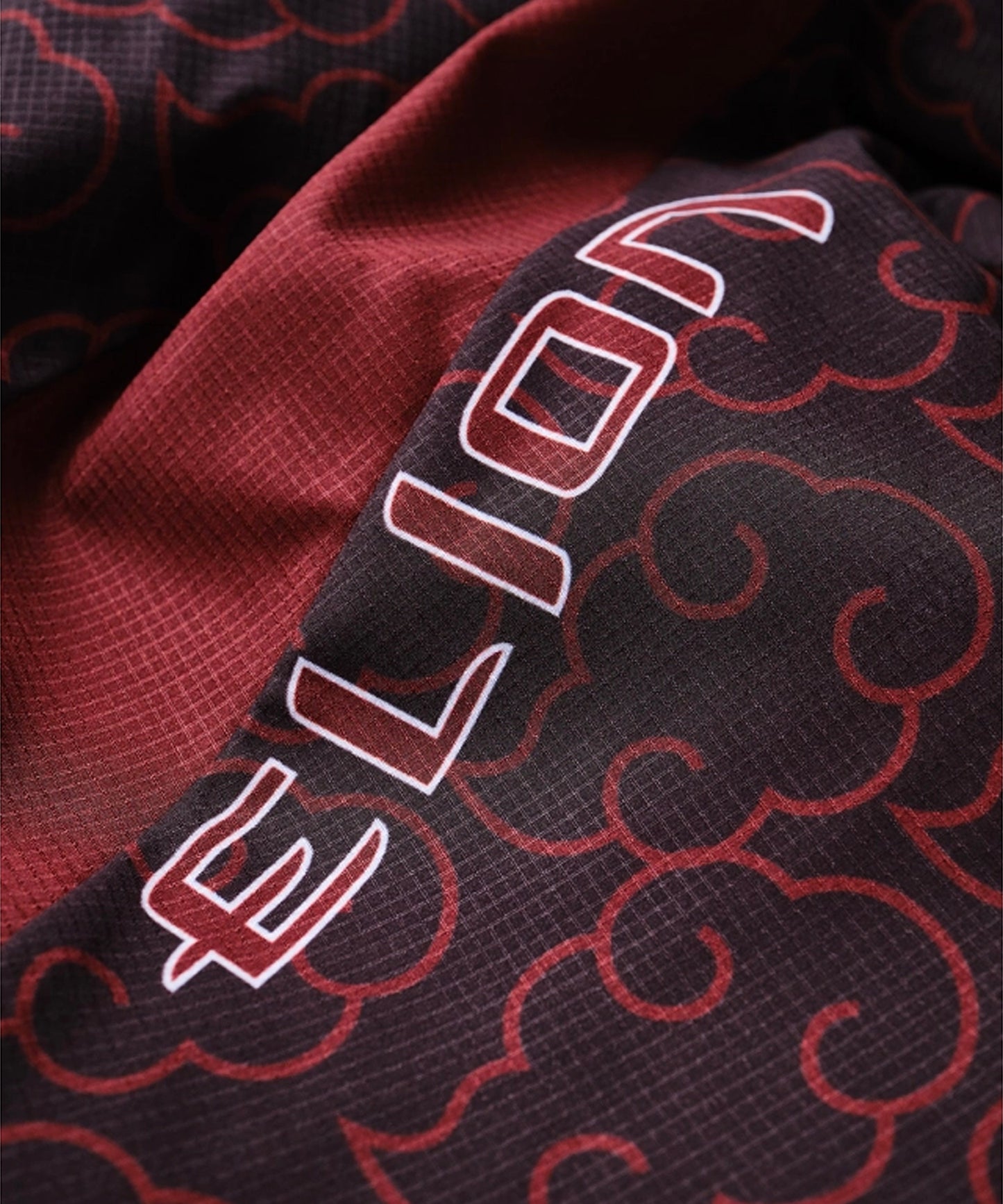 Elion X Naruto Akatsuki Fightshorts - Schwarz/Rot