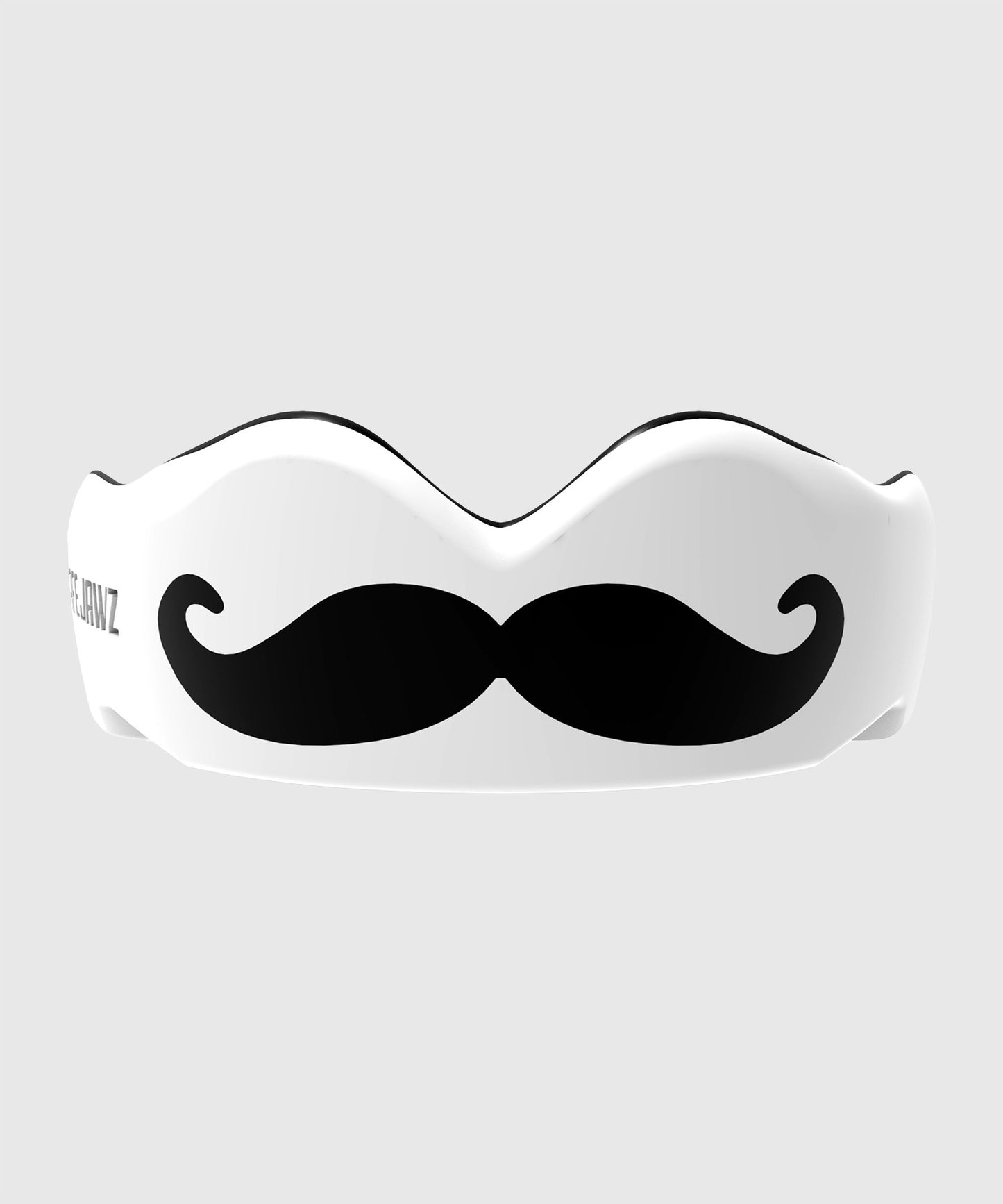 Safejawz Moustache Zahnschutz – Weiß/Schwarz