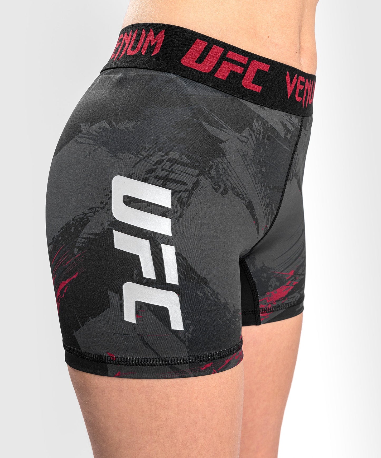 Women's UFC Venum Authentic Fight Week 2.0 Compression Short - Black/Red