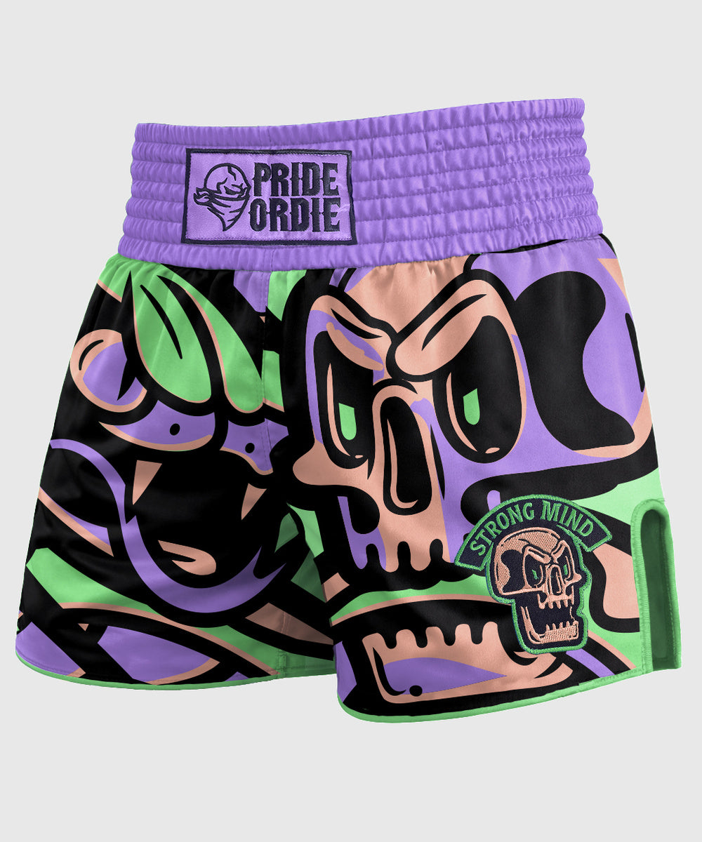 Pride Or Die Cold Instinct Muay Thai Shorts - Violett