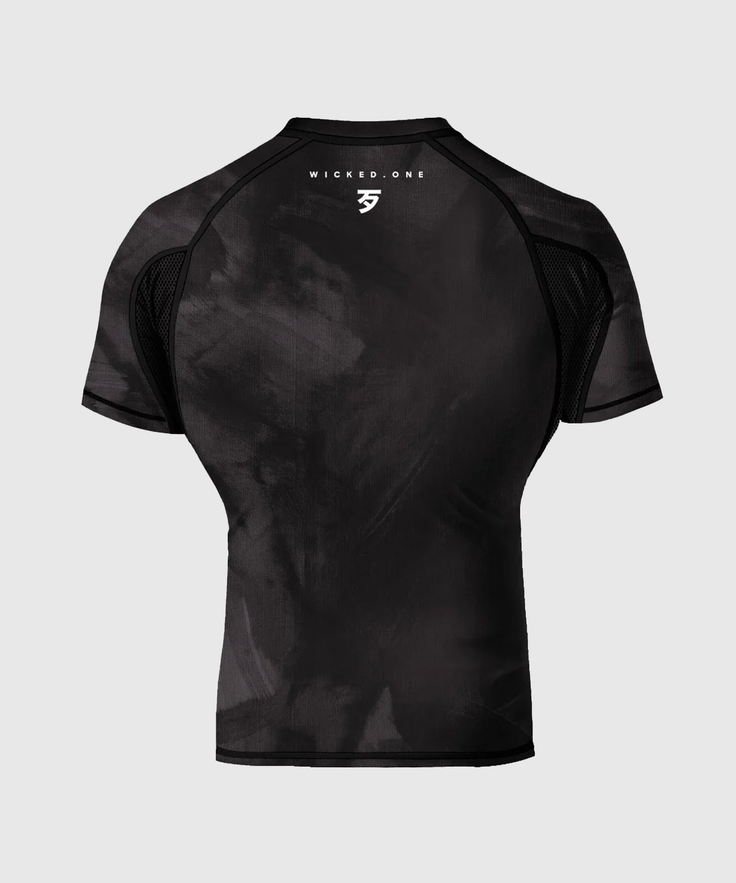 Wicked One Contest Rashguard a Maniche Corte - Nero