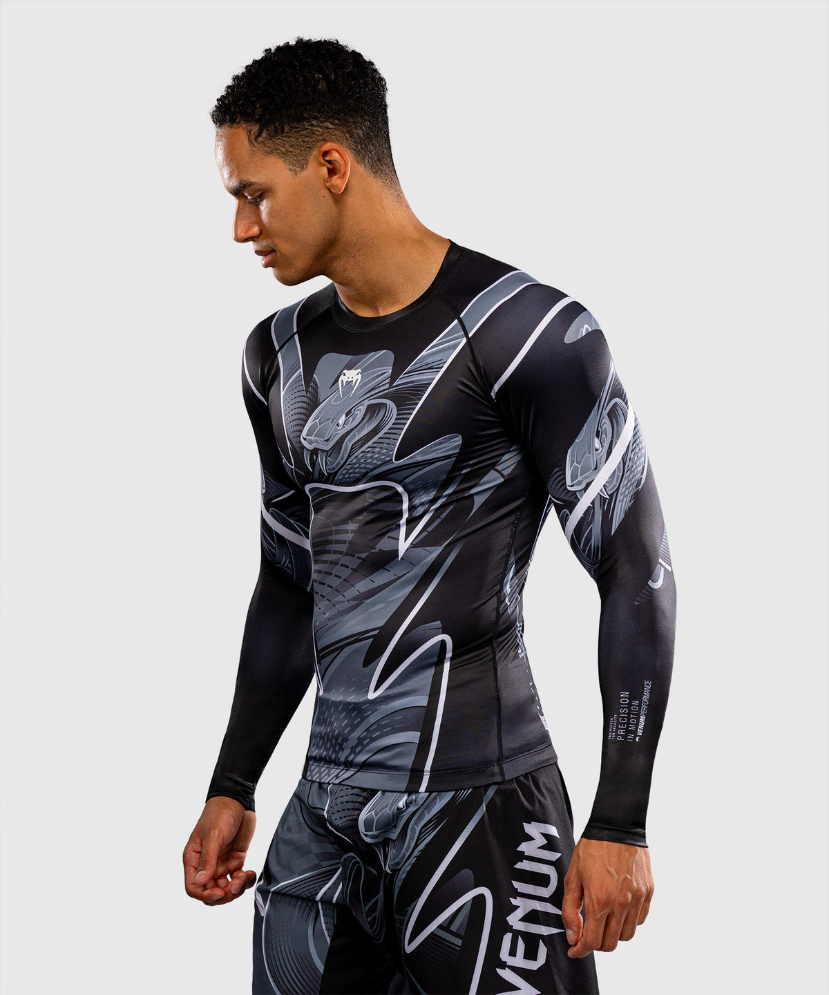 Venum Crimson Viper 2.0 Rashguard de manga larga - Negro/Gris