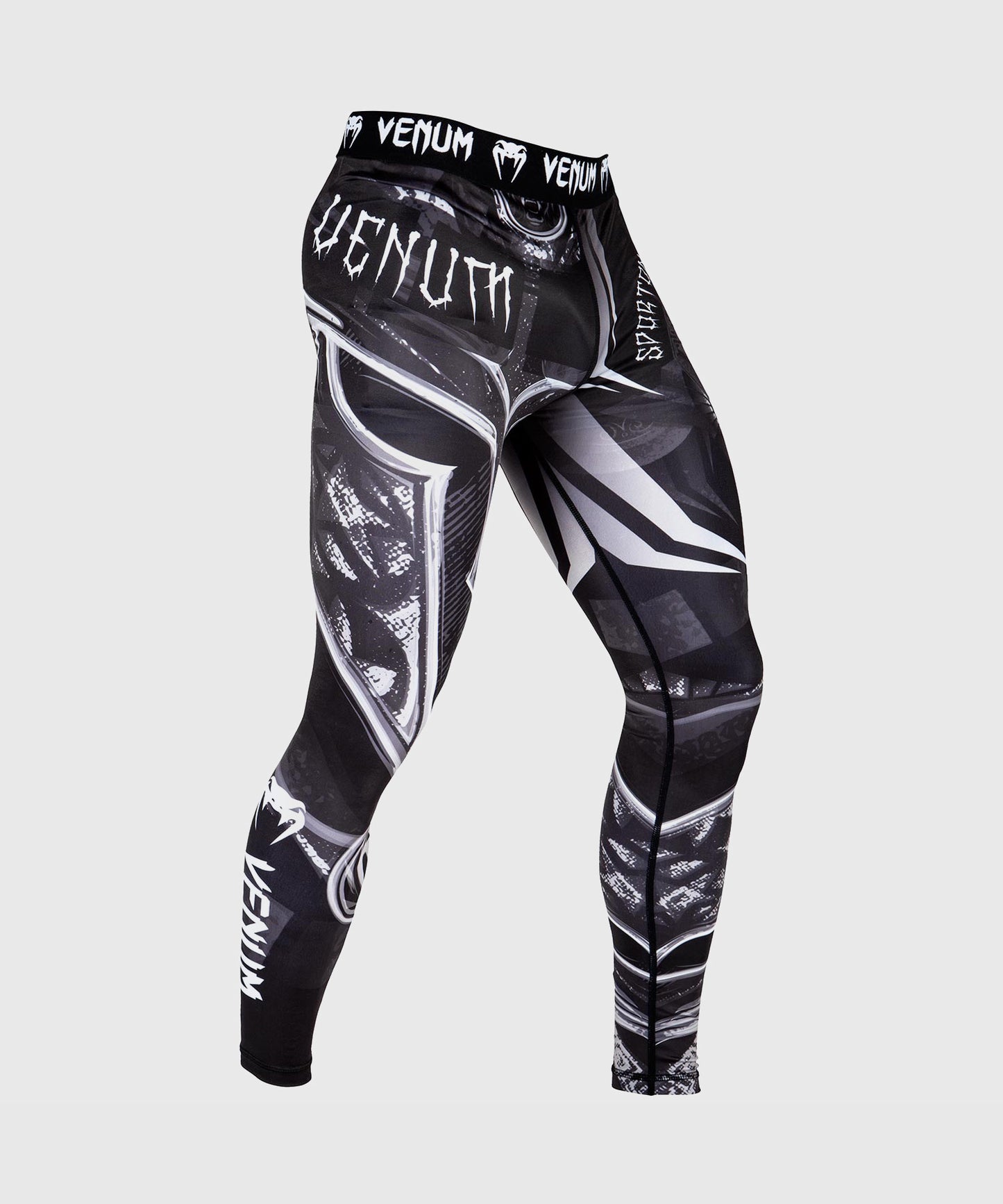 Venum Gladiator 3.0 Kompressionshose - Schwarz/Weiß