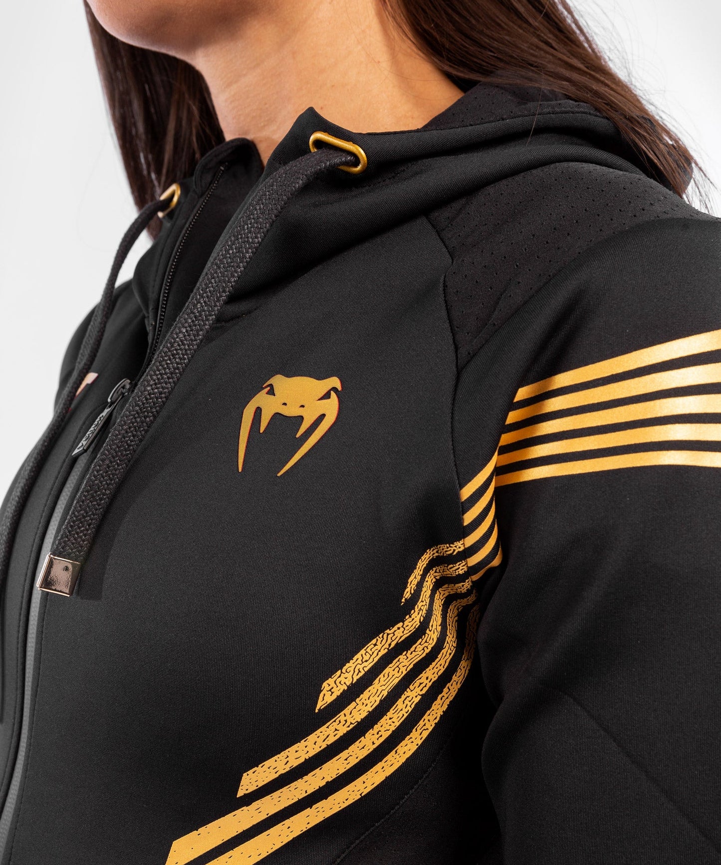 Frauen UFC Venum Authentic Fight Night Kapuzen-Sweatshirt - - Champion