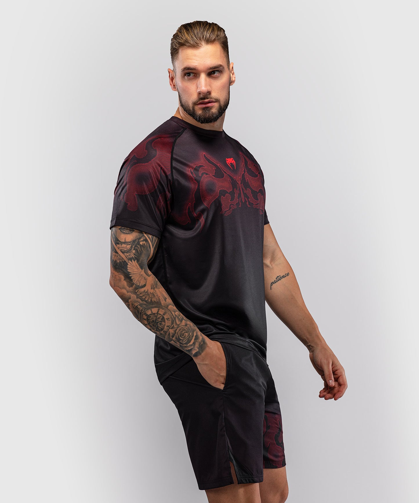 Venum Spectre Maglietta Dry Tech – Nero/Rosso