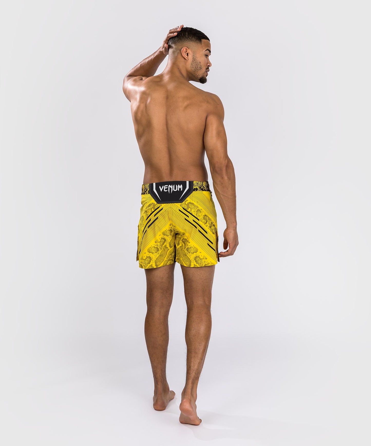 UFC Men's Adrenaline by Venum Authentic Fight Night Short - Yellow