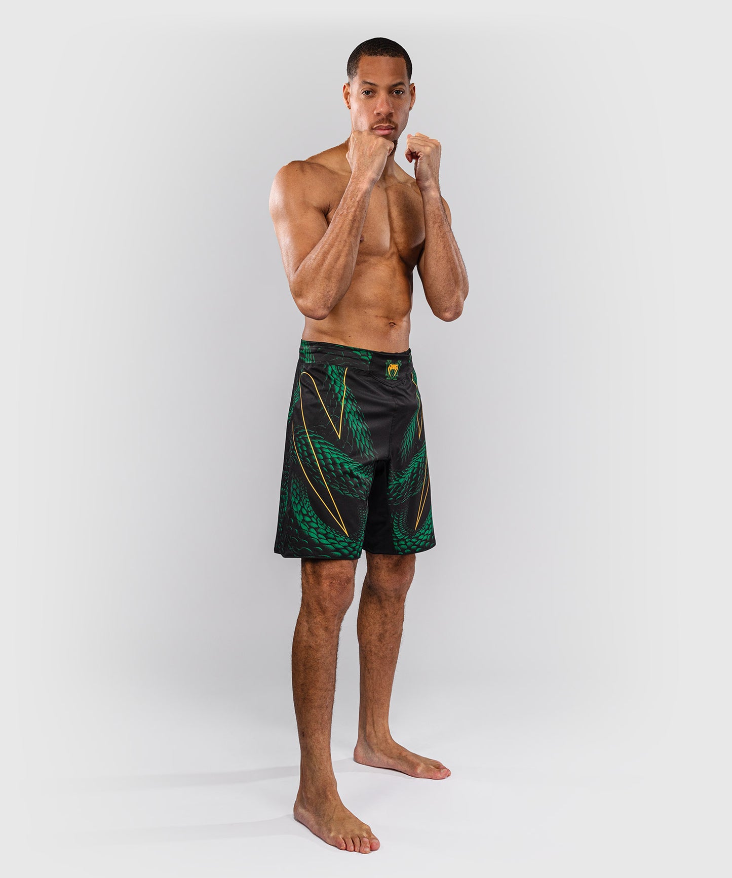 Venum Matupa Fightshorts - Schwarz/Grün/Gold