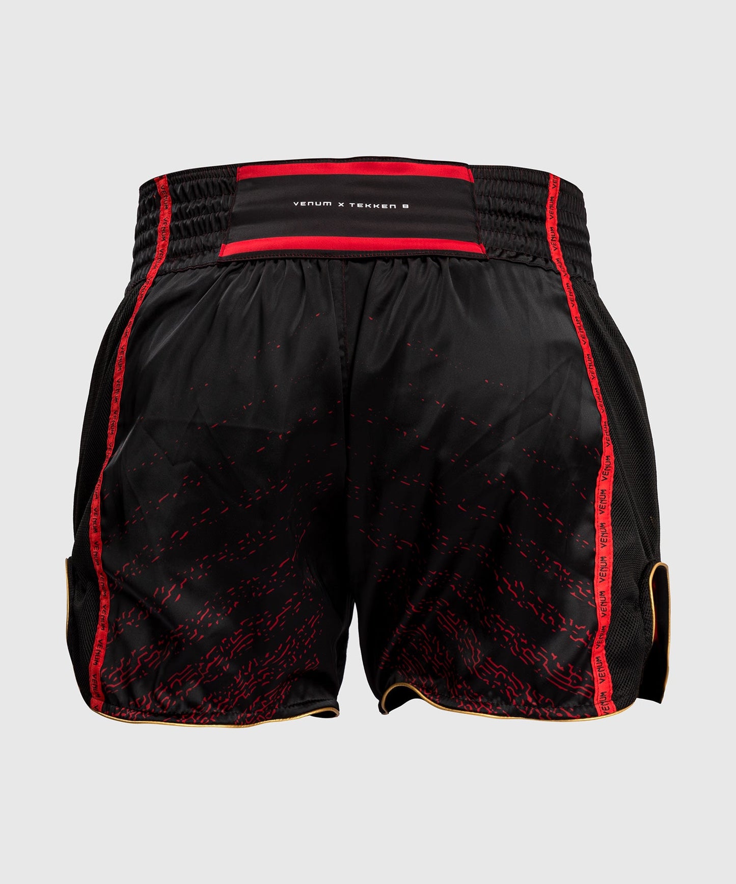 Short de Muay Thai Venum x TEKKEN 8 - Marshall Law - Noir/Rouge/Or