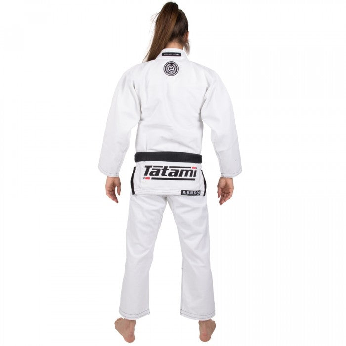 Tatami Fightwear Estilo 6.0 Kimono JJB Mujer - Blanco/Negro