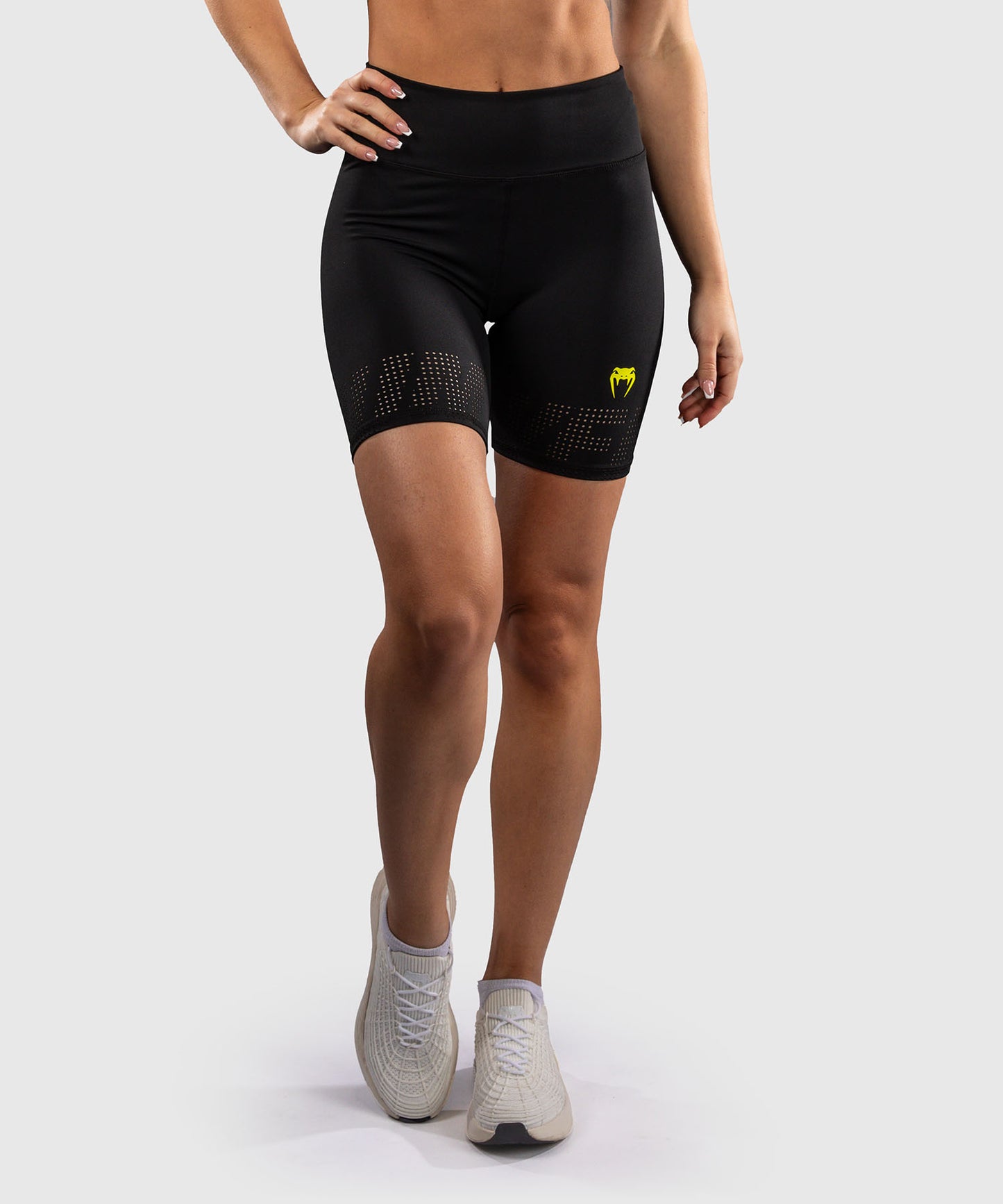 Short de Compression Venum Lazer Pour Femme - Noir/Jaune