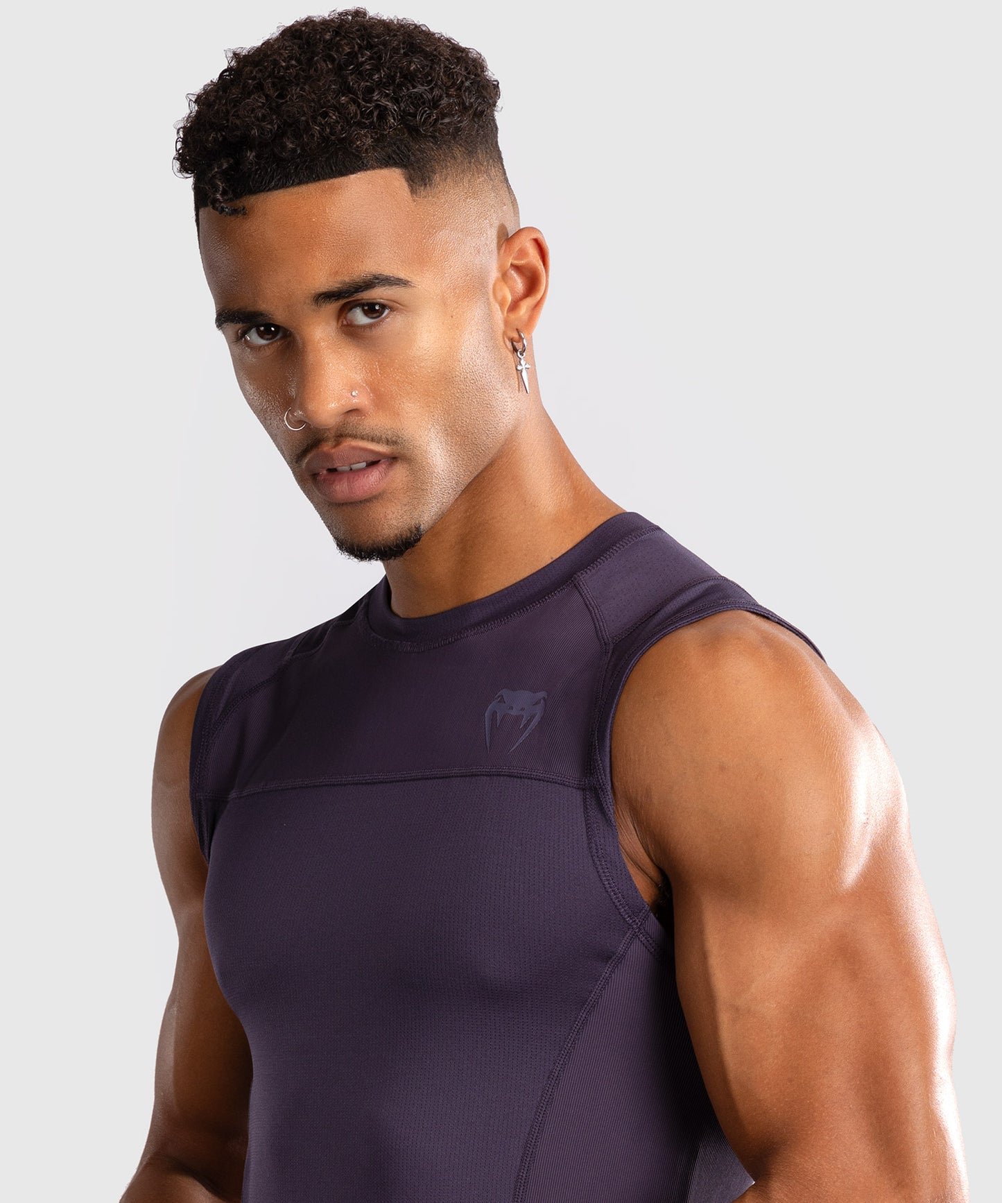 Venum G-Fit Air Herren Ärmelloses Rashguard - Tiefpurpur