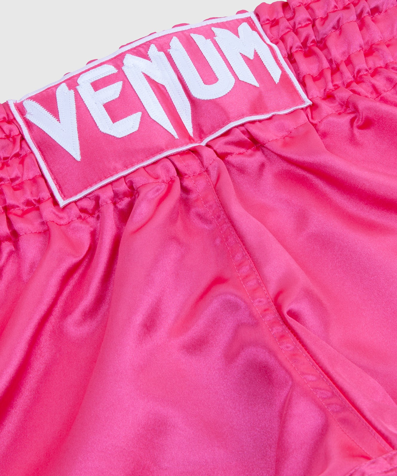 Venum Classic Short de Muay Thai - Rosa/Blanco