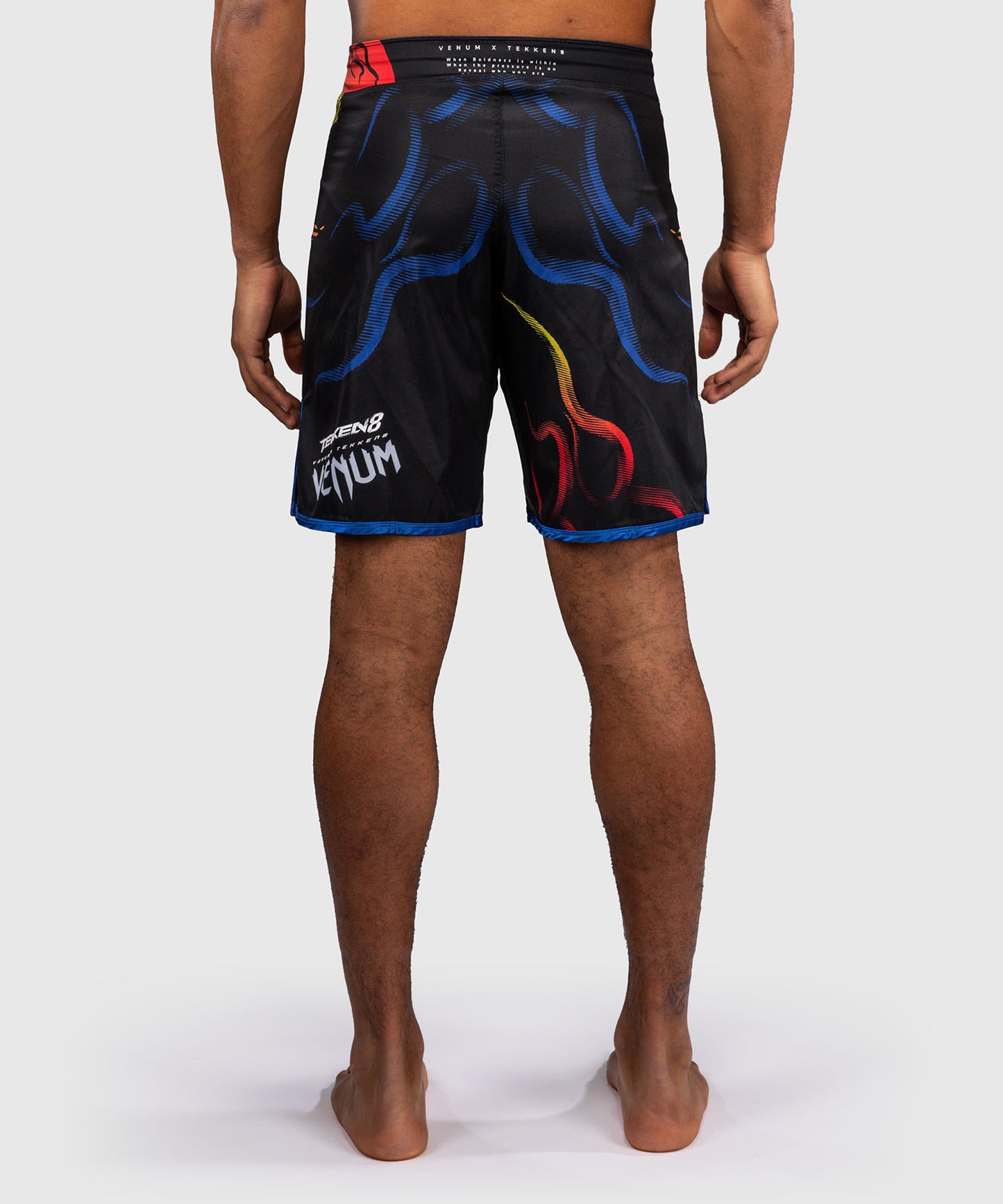 Short de Combat Yoshimitsu Venum x TEKKEN 8 - Noir/Orange