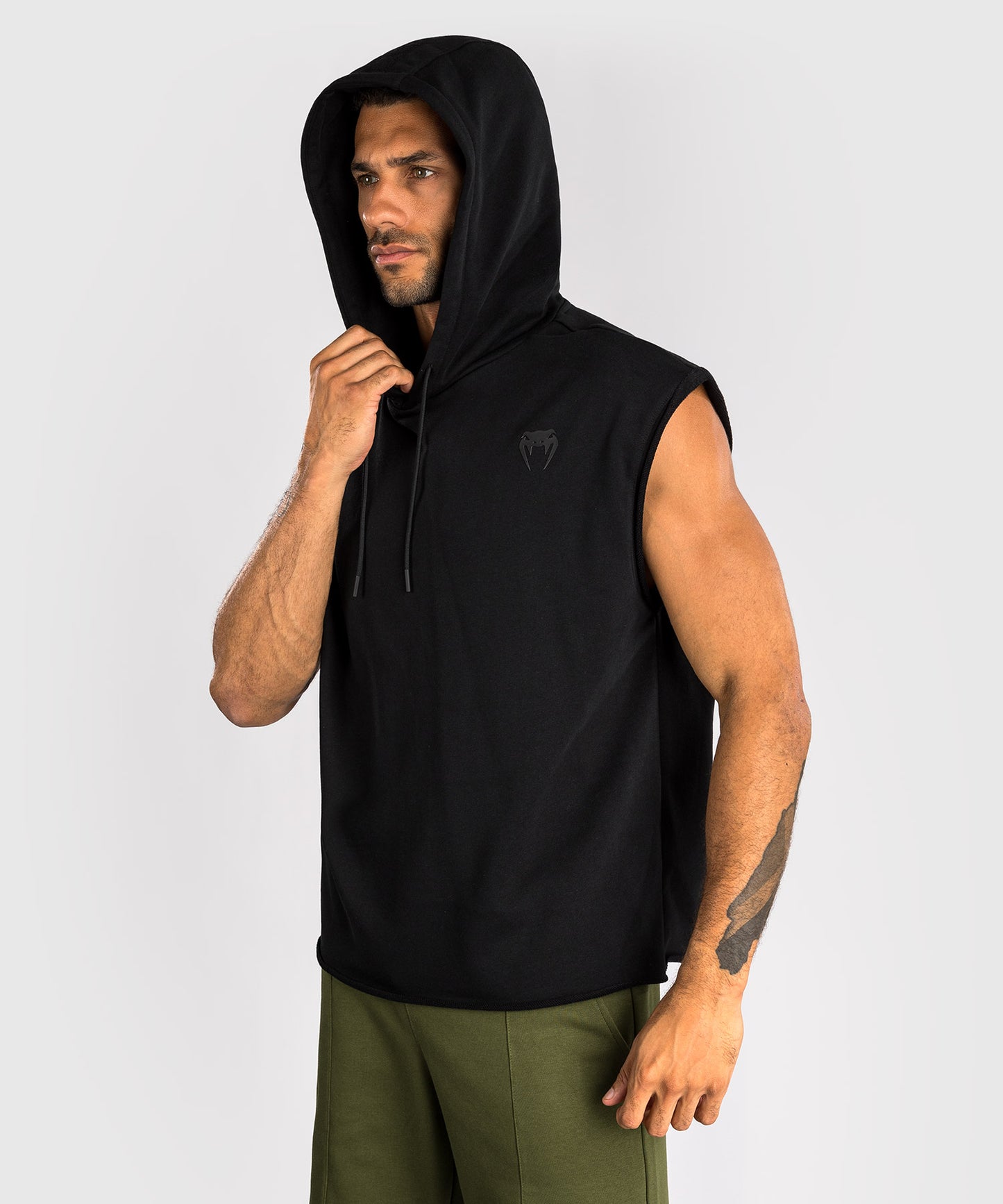 Venum Divide Sudadera con Capucha Sin Mangas - Negro