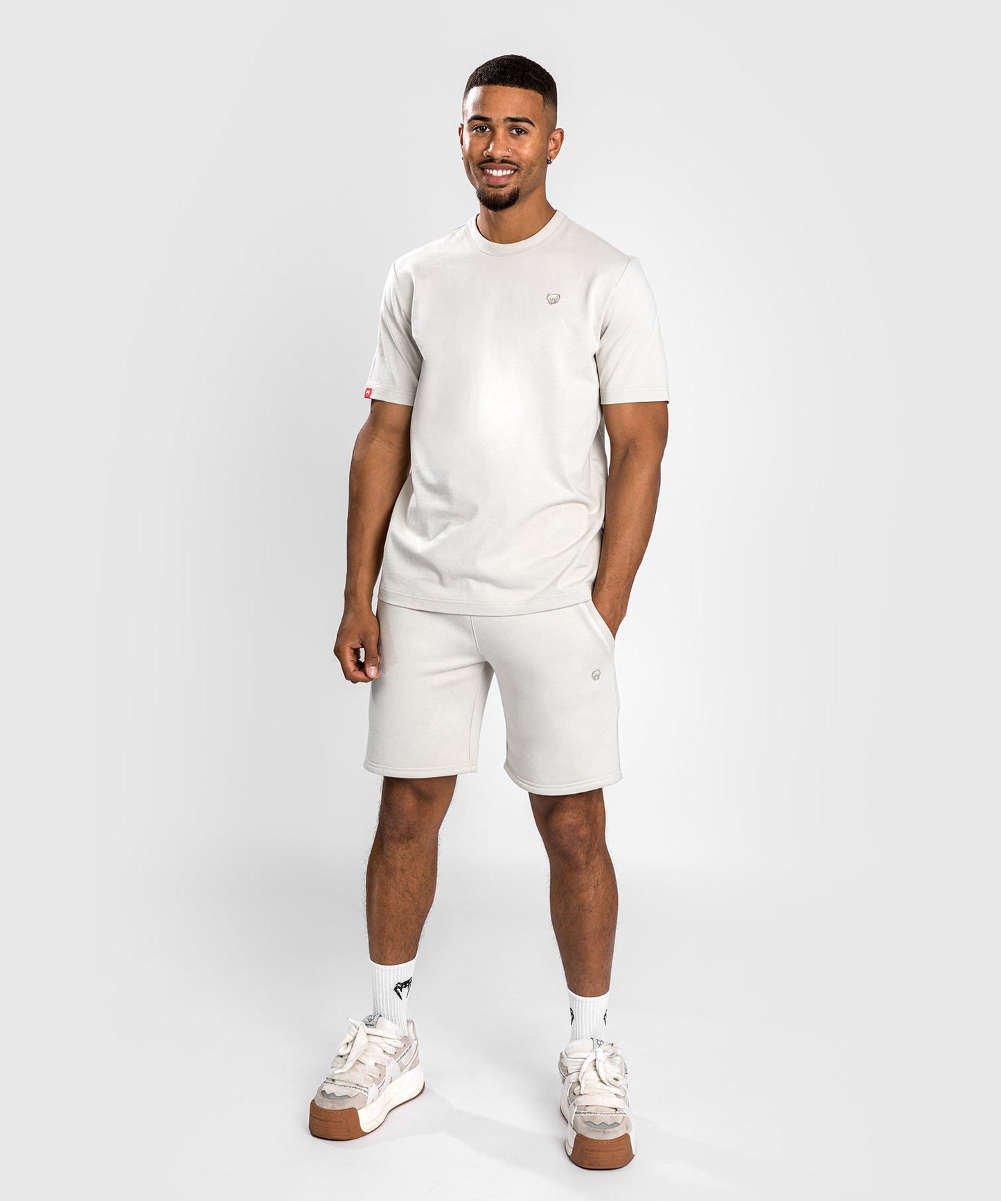 Short en coton Venum Silent Power - Beige
