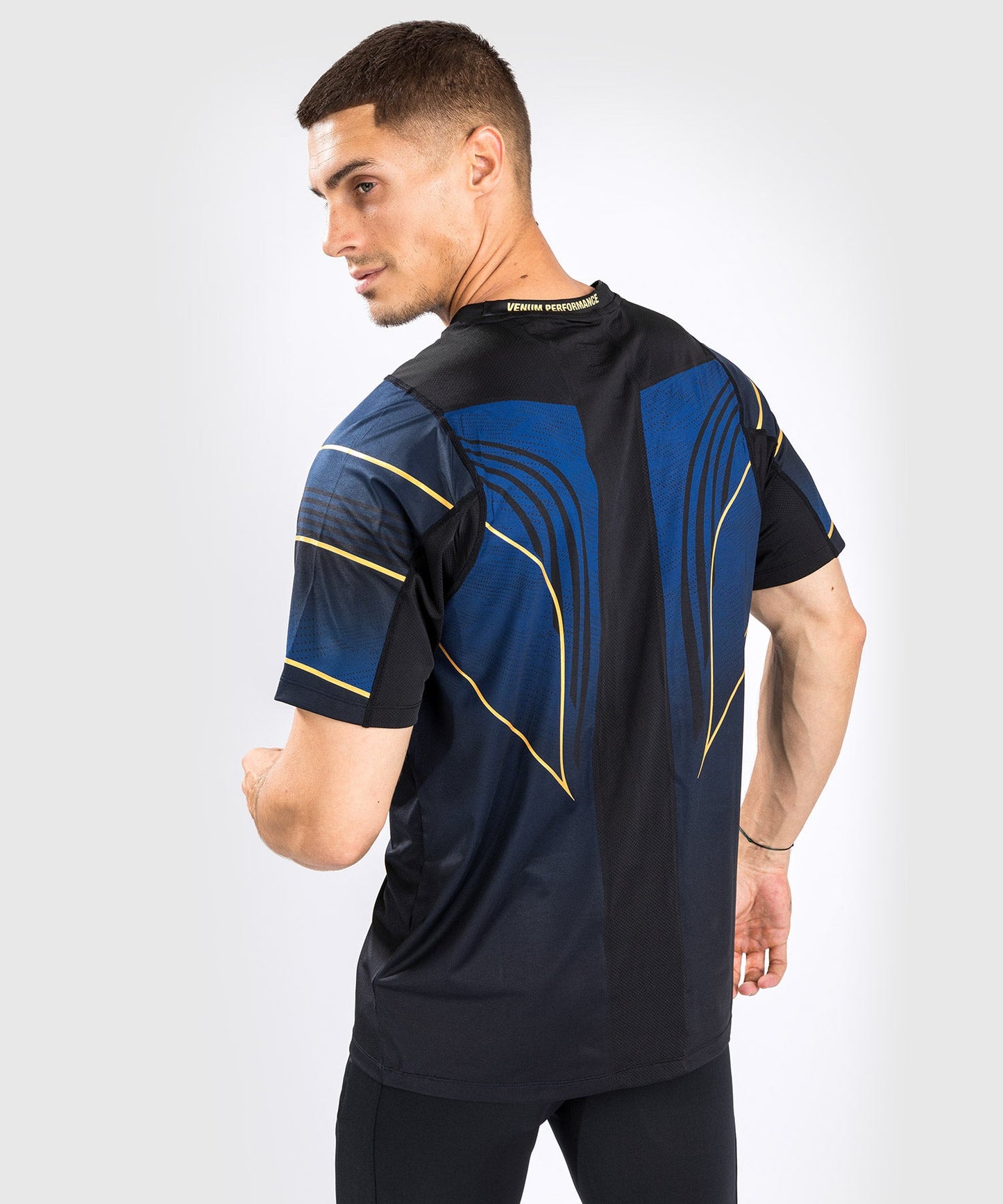 Venum Authentic Fight Night 2.0 - Midnight Edition - Technisches T-Shirt für Männer, UFC Champion
