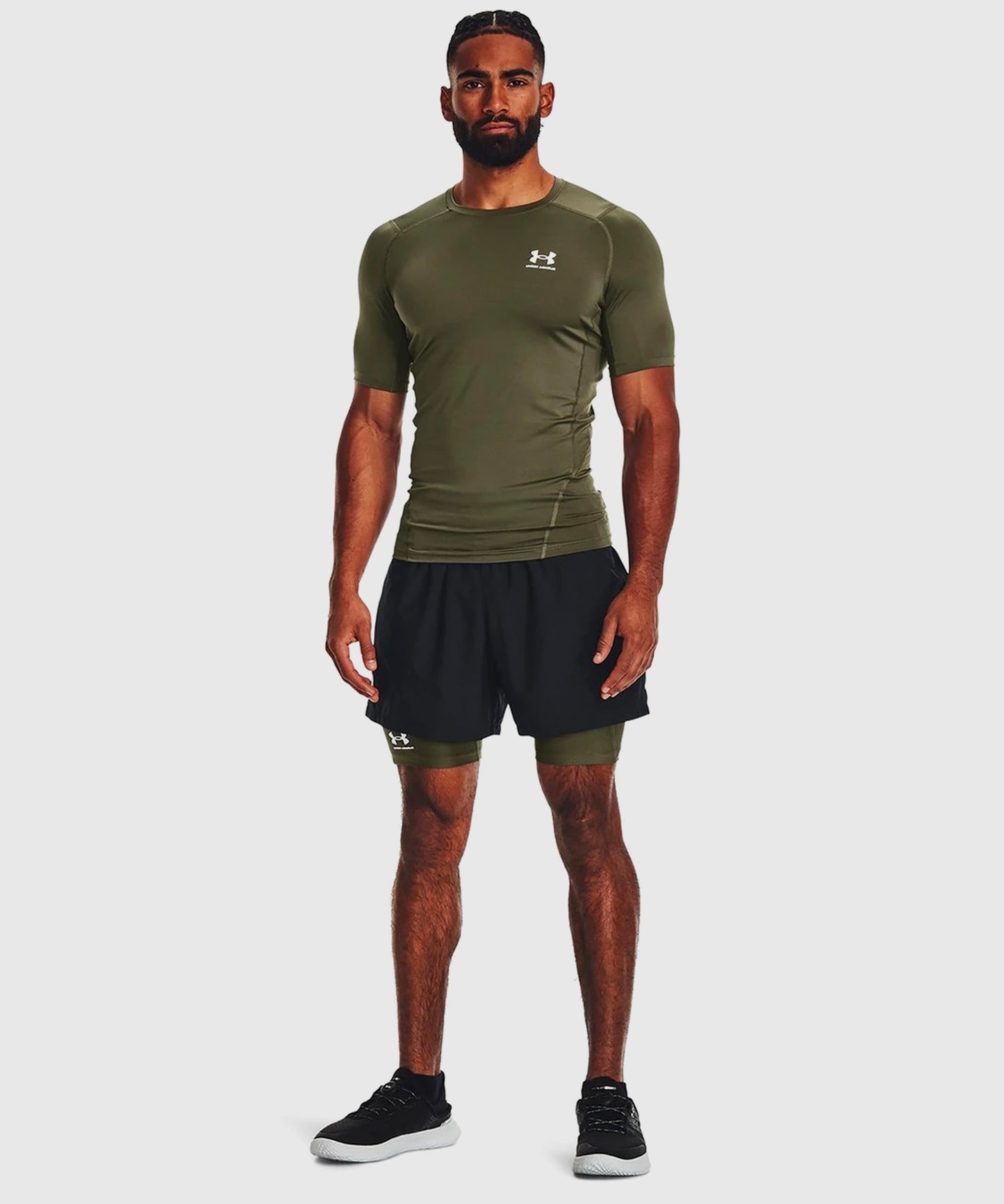 Short De Compression Under Armour Heatgear® - Kaki