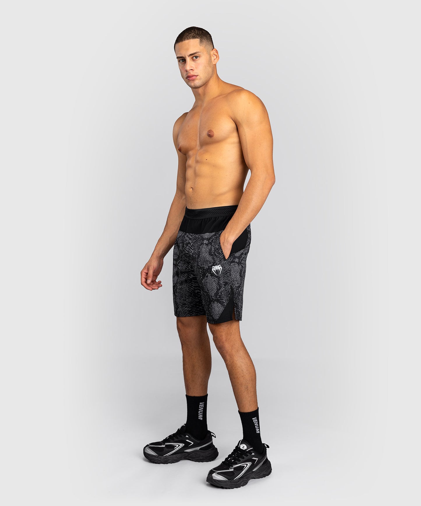 Short d'Entraînement Venum G-Fit Scales – Noir/Gris Charbon