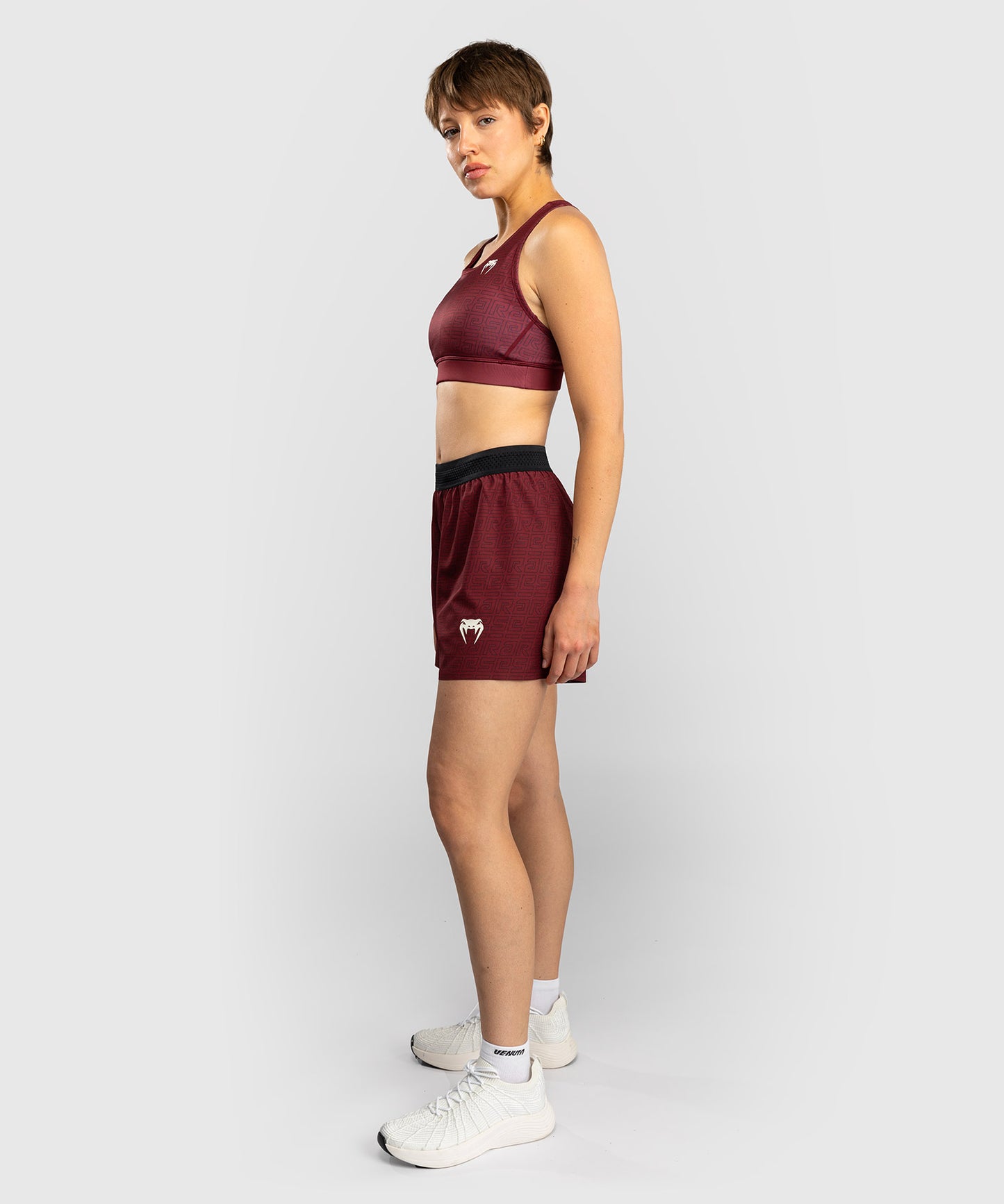 Venum x Ares Women’s Training Shorts - Burgundy