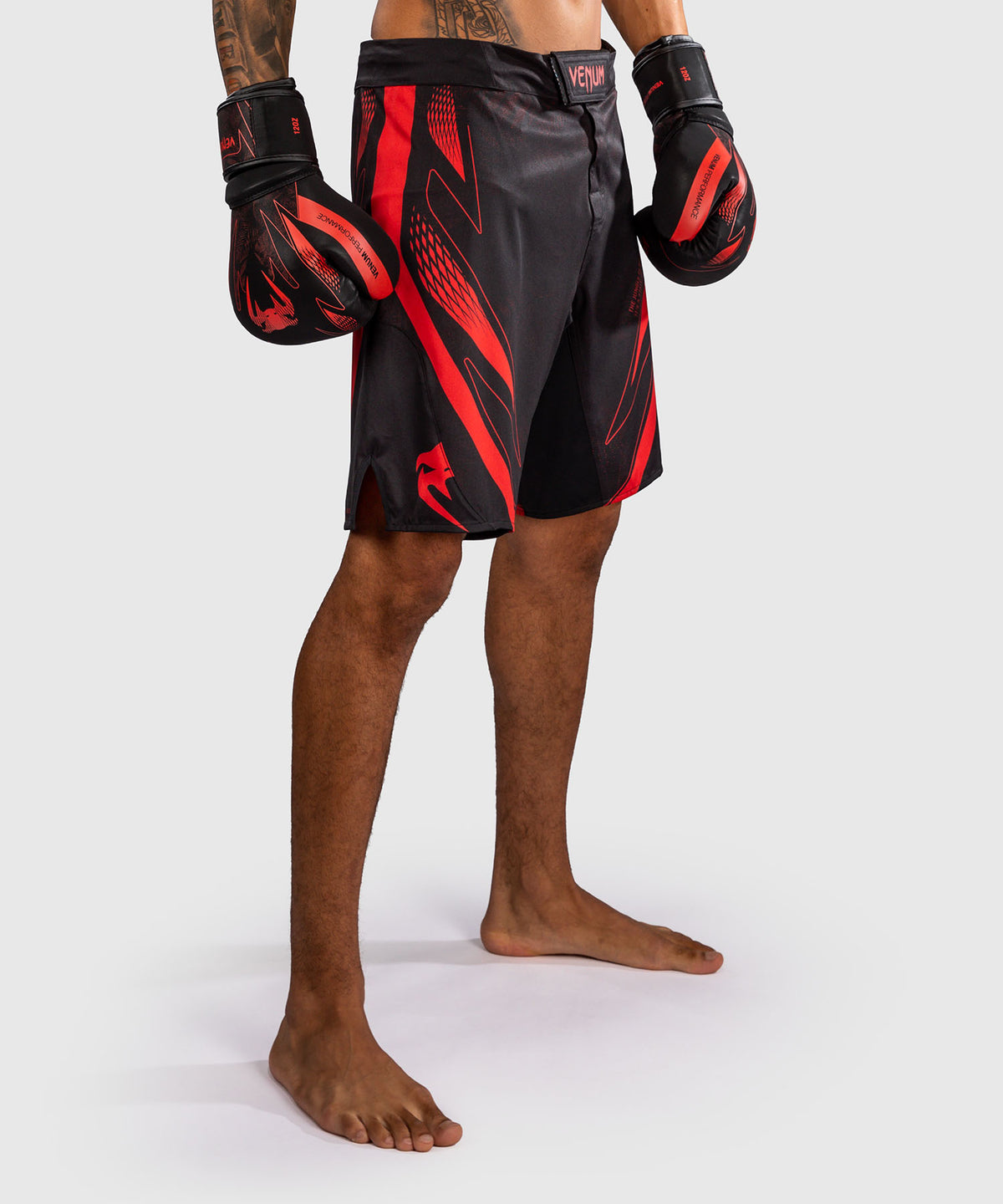 Short de MMA Venum Amazonia Reborn - Noir/Rouge