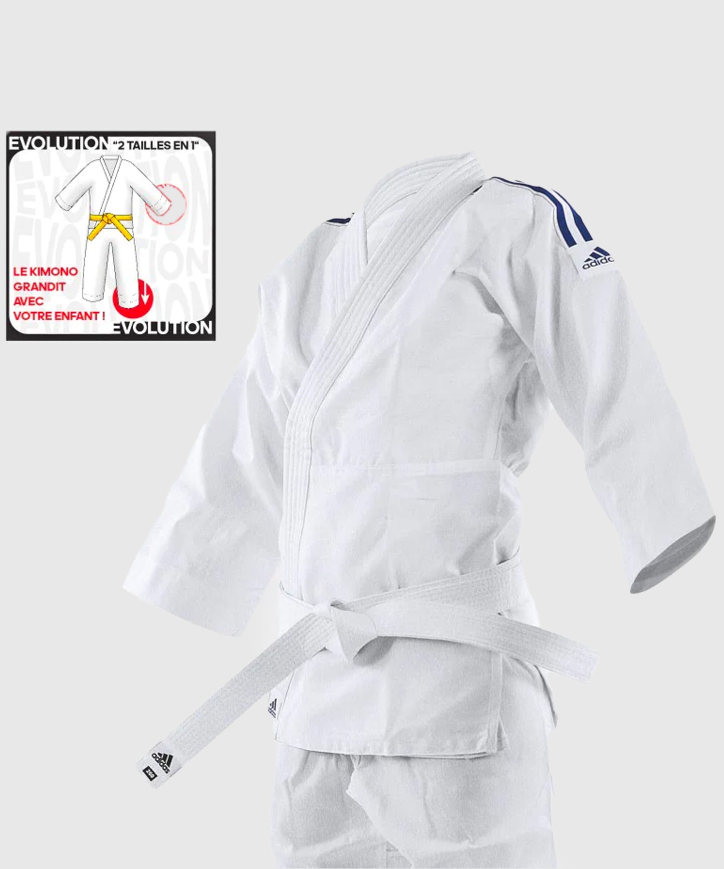 Adidas 200 Evolution Kimono Judo - Weiß