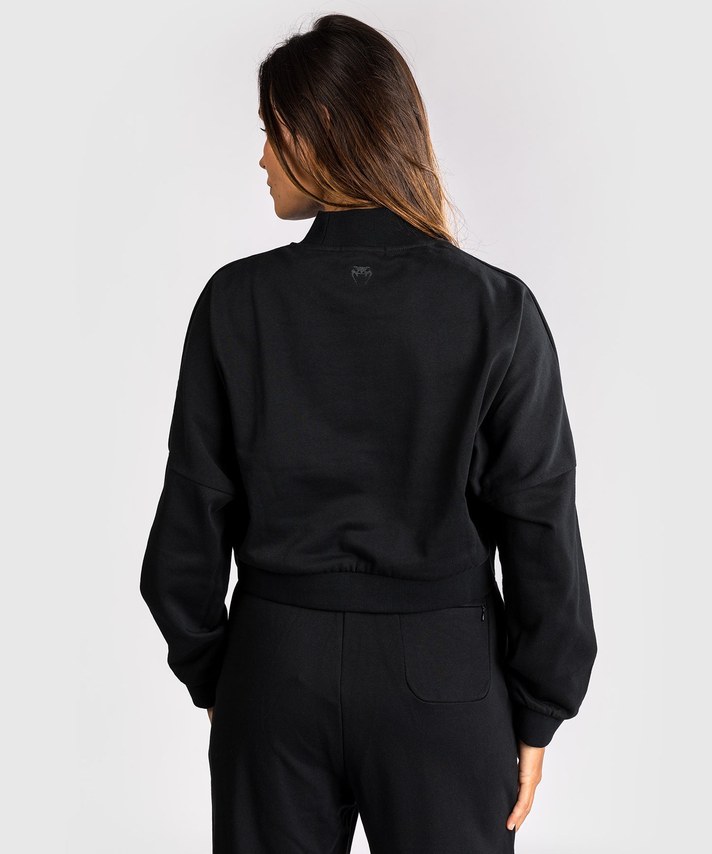Venum Pulse Damen Cropped Sweatshirt - Schwarz/Weiß