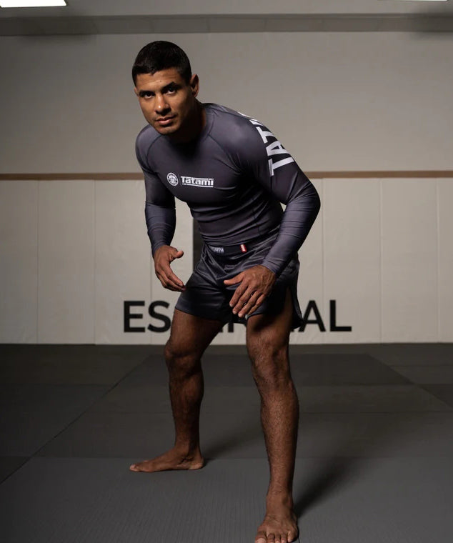 Tatami Fightwear Impact Langarm-Kompressionsshirt – Grau