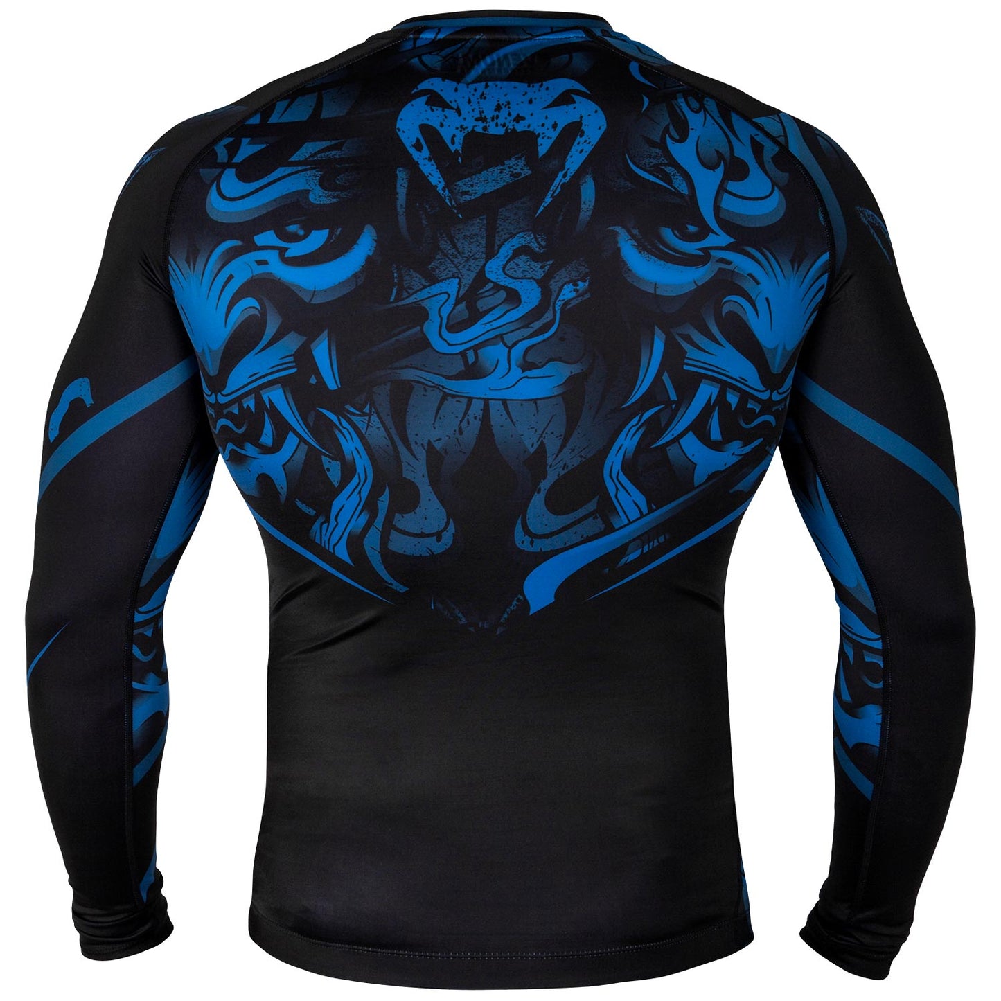 Rashguard Venum Devil - Manches longues - Bleu marine/Noir
