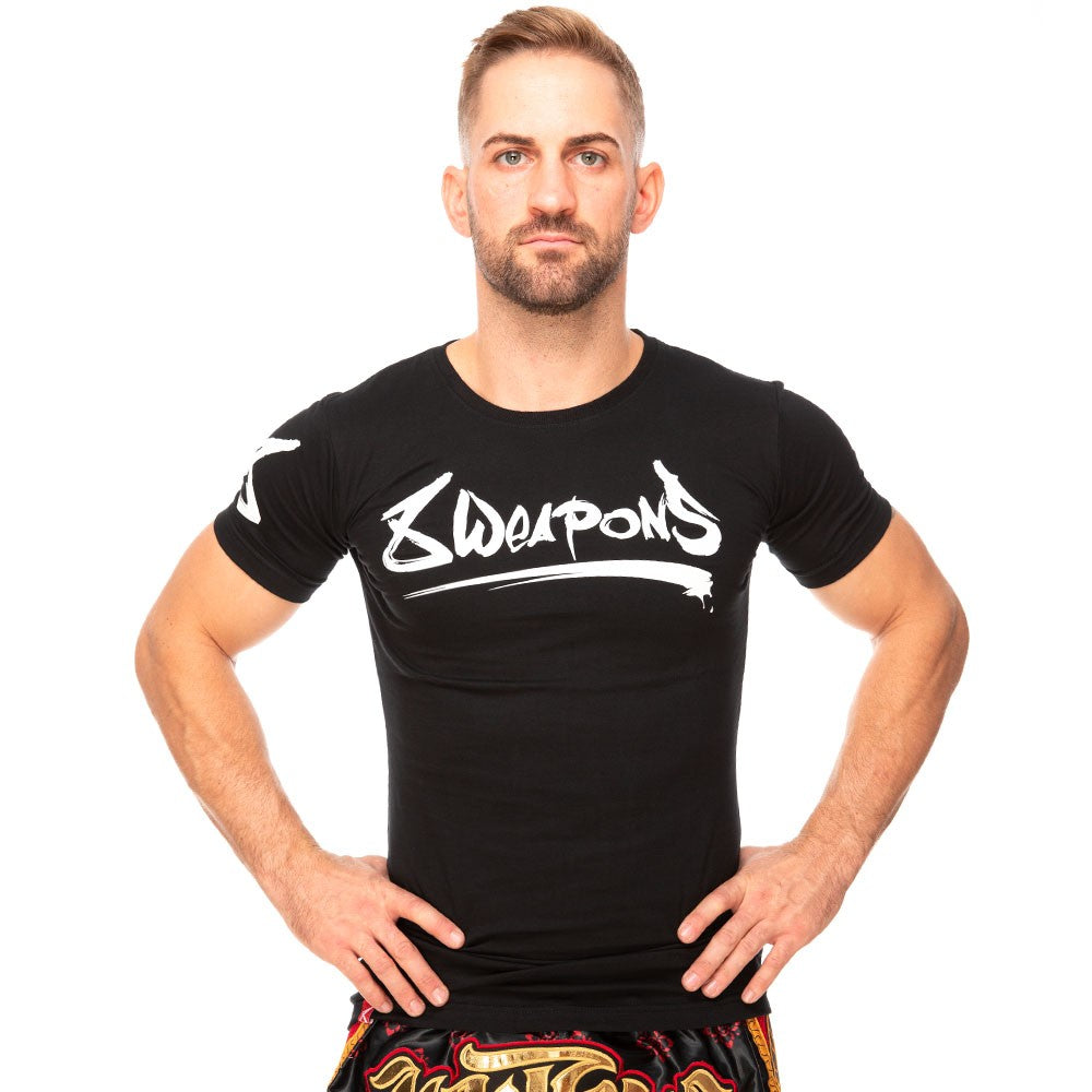 8 Weapons Unlimited Camiseta - Negro