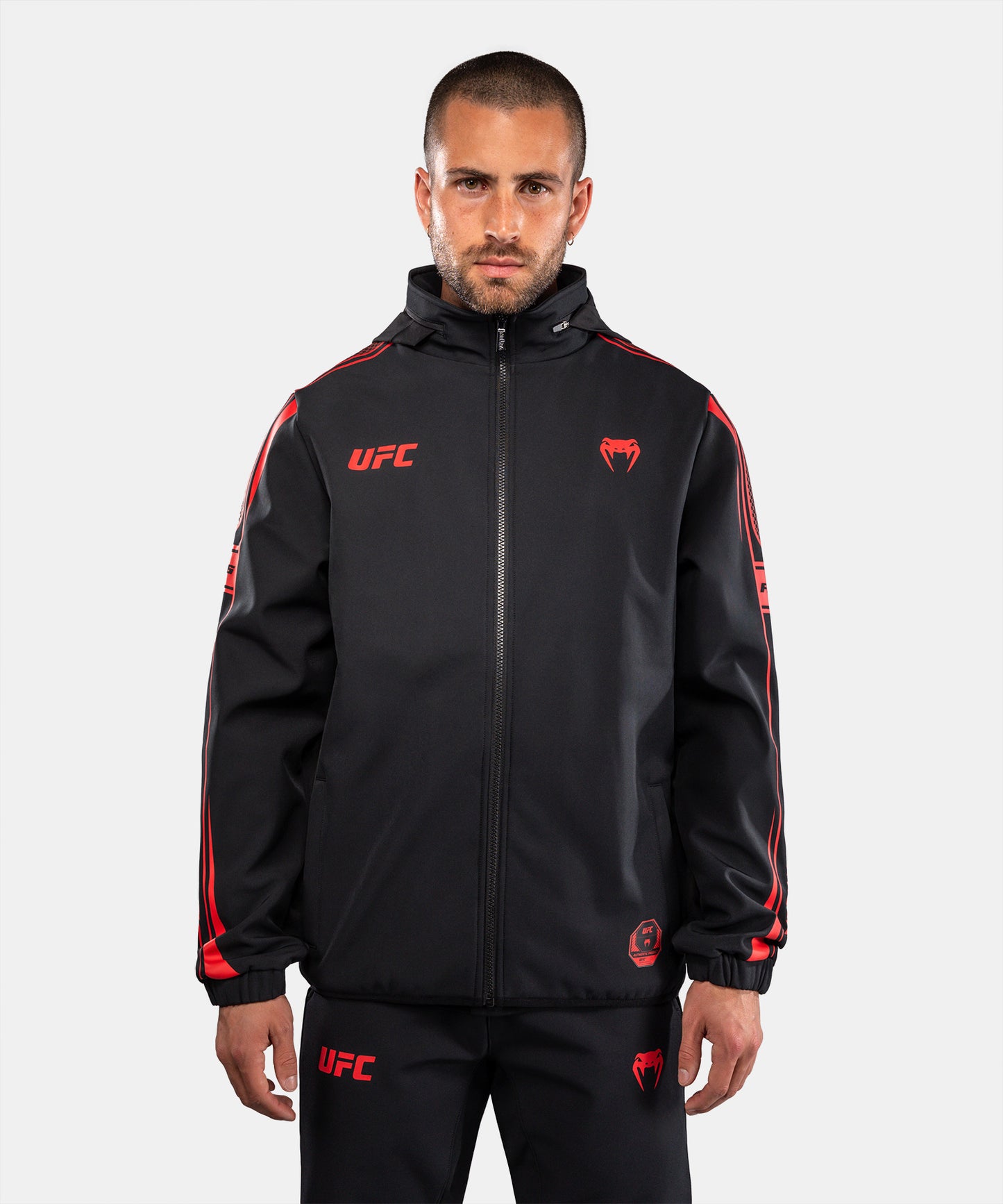 Venum UFC Unity by Venum Authentic Fight Week Men's Zip Hoodie - Black