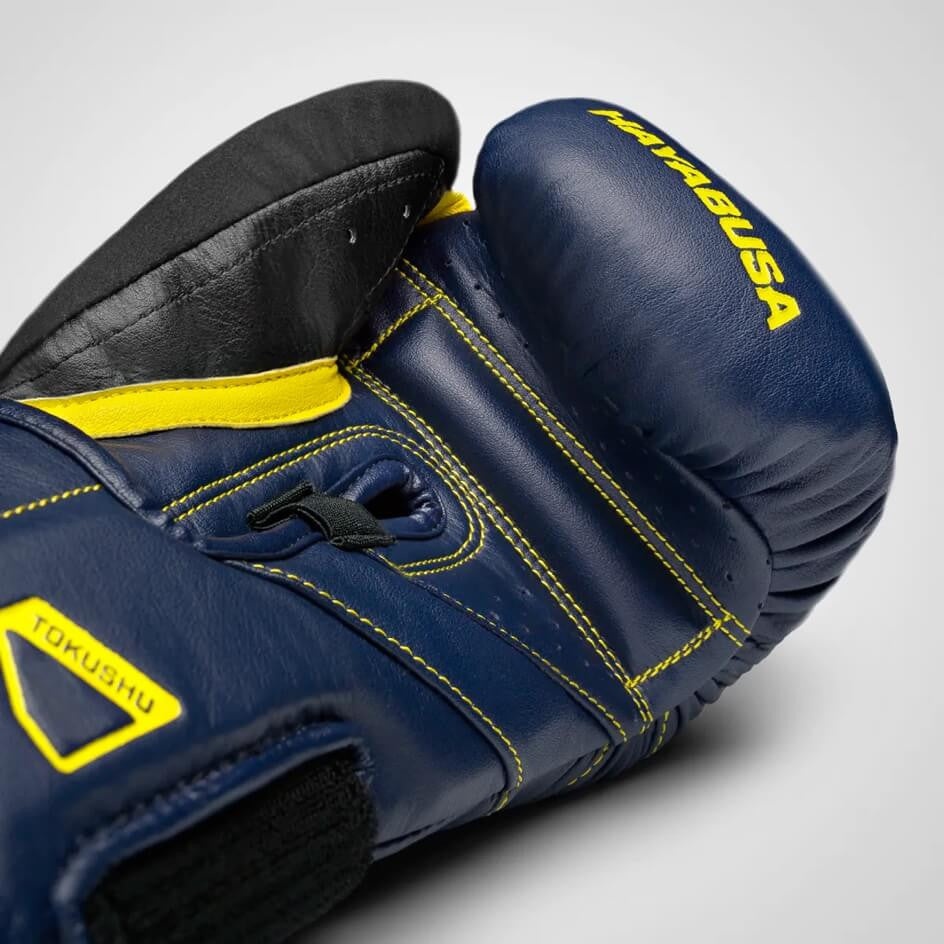 Hayabusa T3 Boxhandschuhe - Marineblau/Gelb