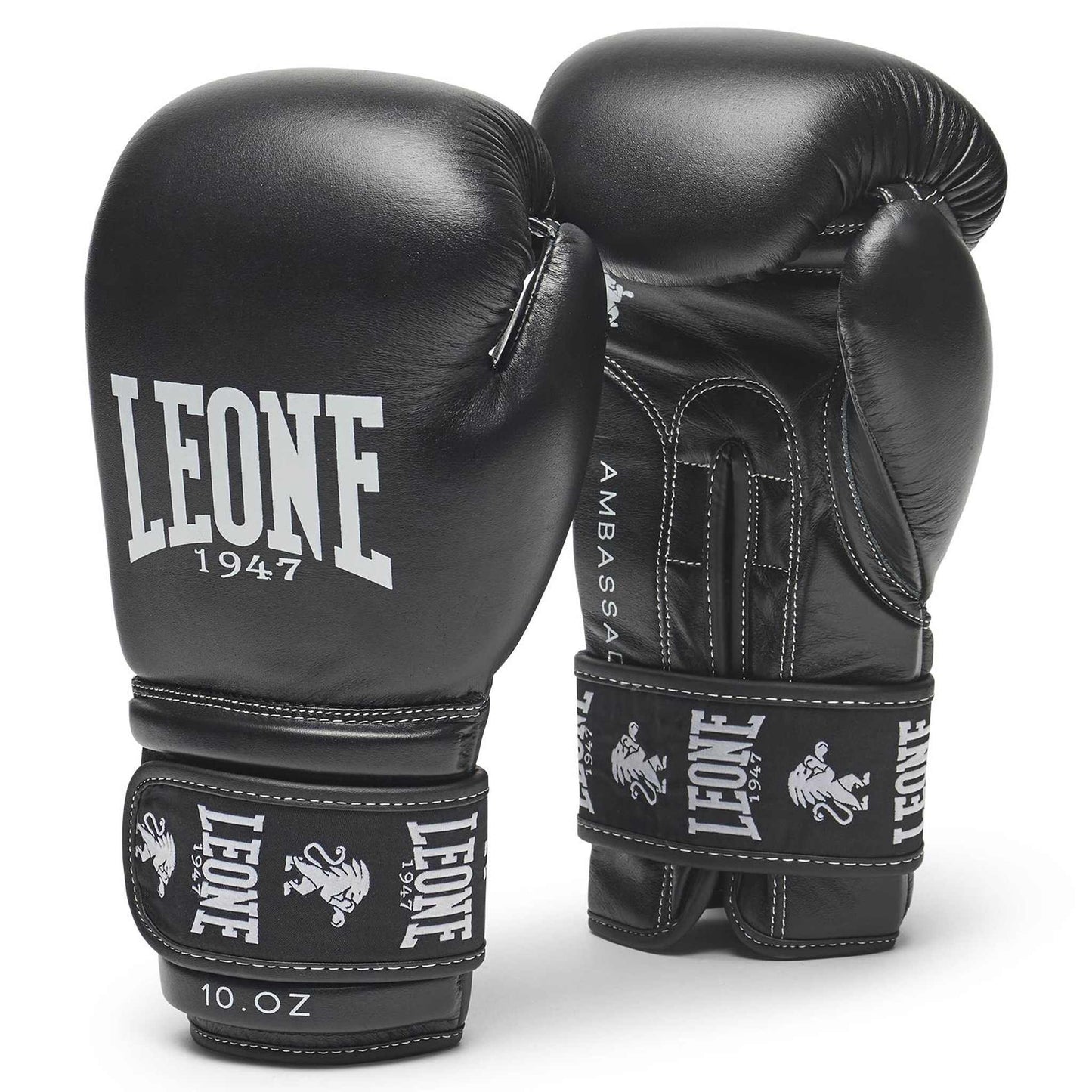 Leone Ambassador Gn207 Guantes de Boxeo - Negro